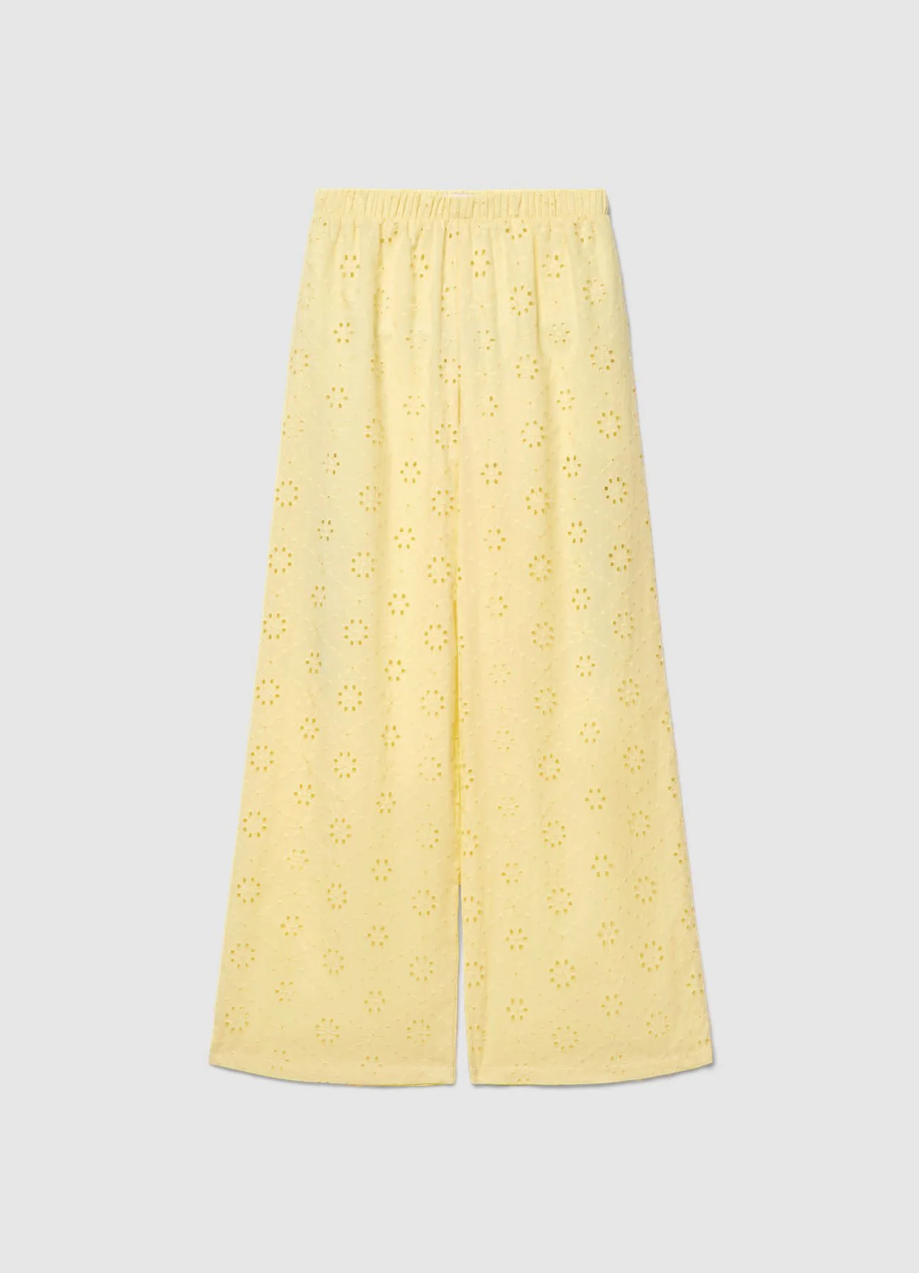 Pantaloni wide leg in sangallo - Image 5