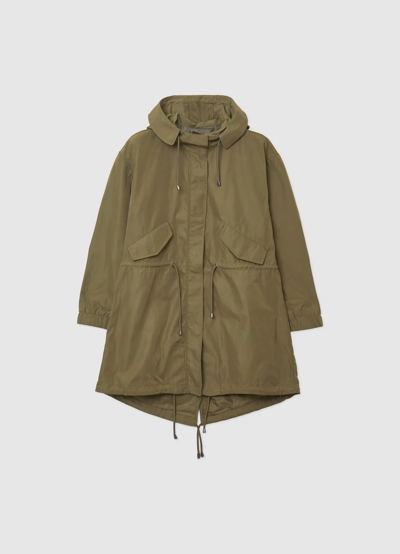 Parka con cappuccio e coulisse - Image 6