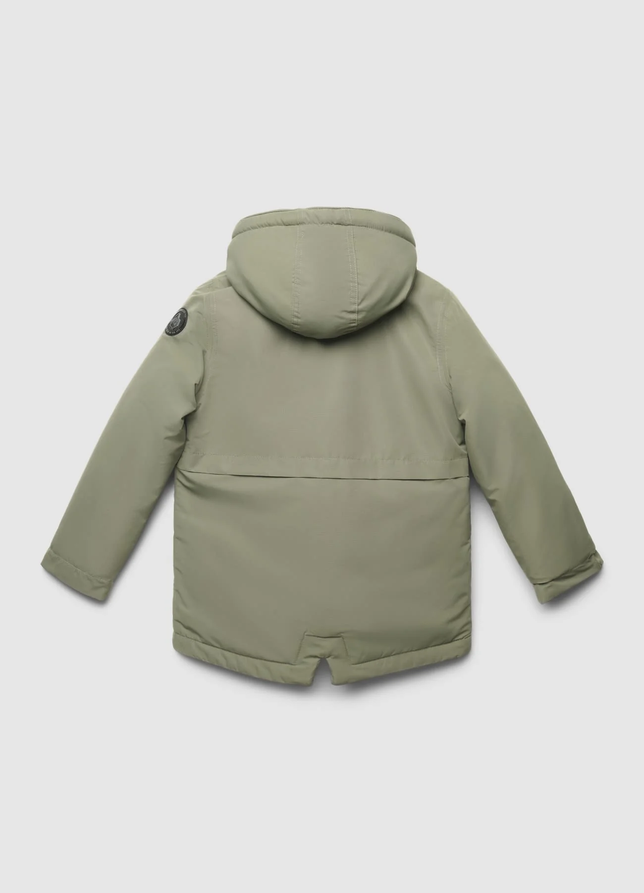 Parka con cappuccio e sherpa interno