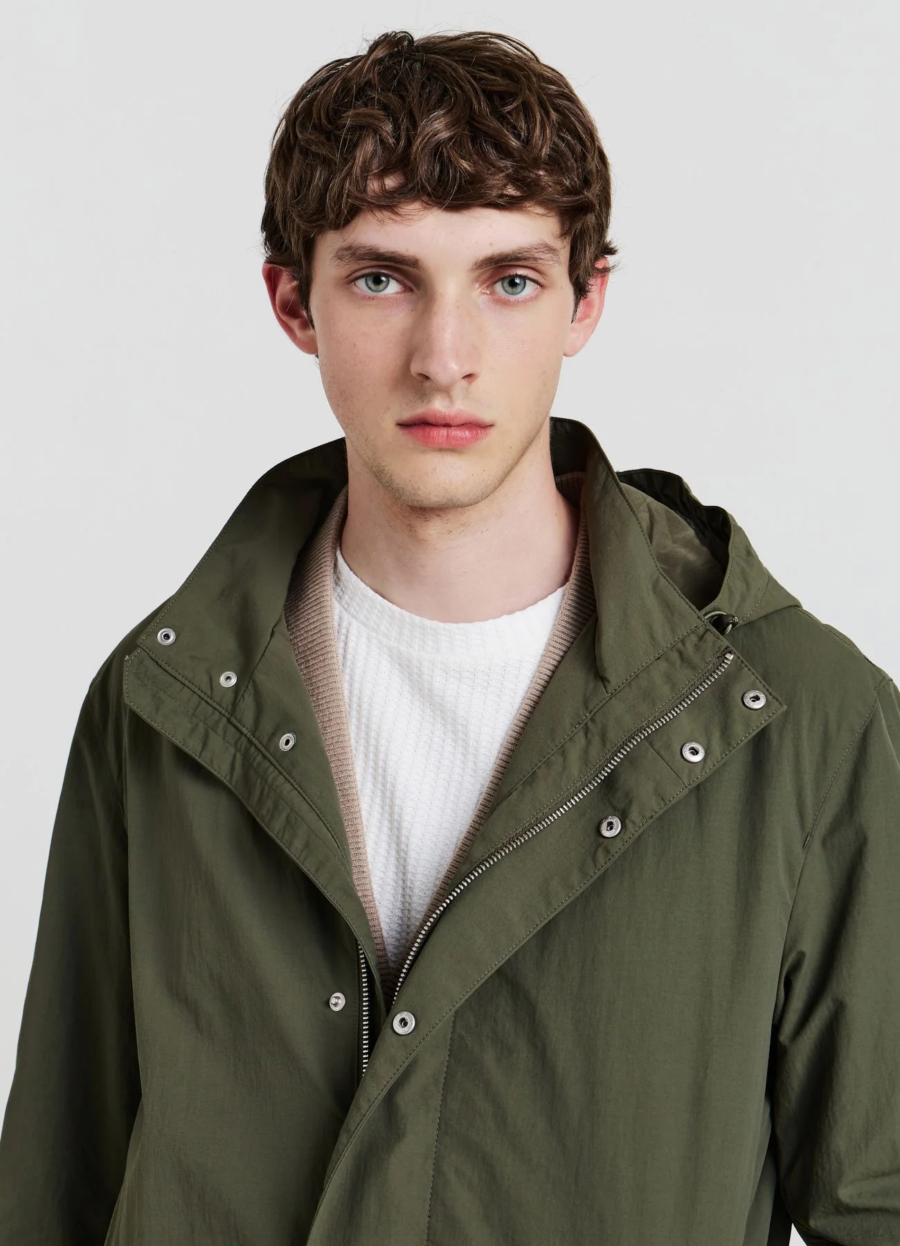 Parka leggero con cappuccio