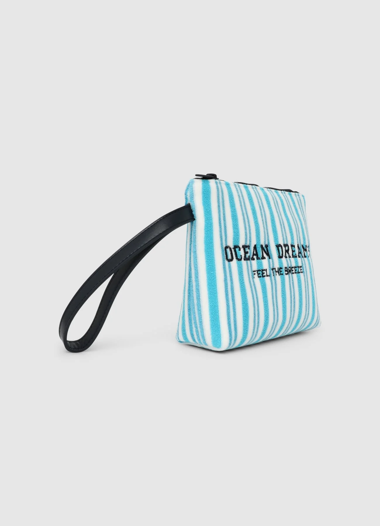 Pochette a righe con scritta - Image 4