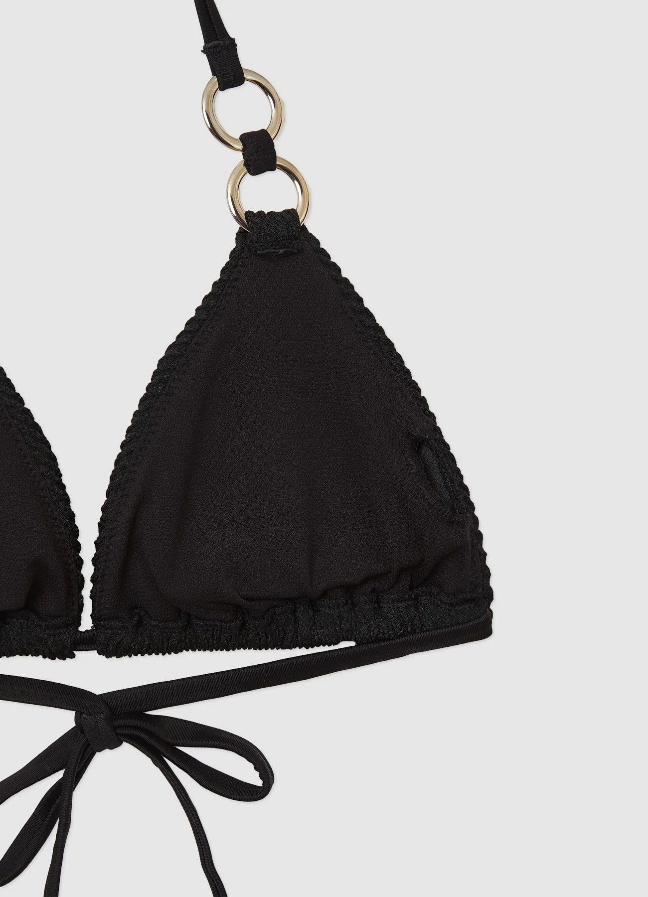 Reggiseno mare triangolo con anelli - Image 5