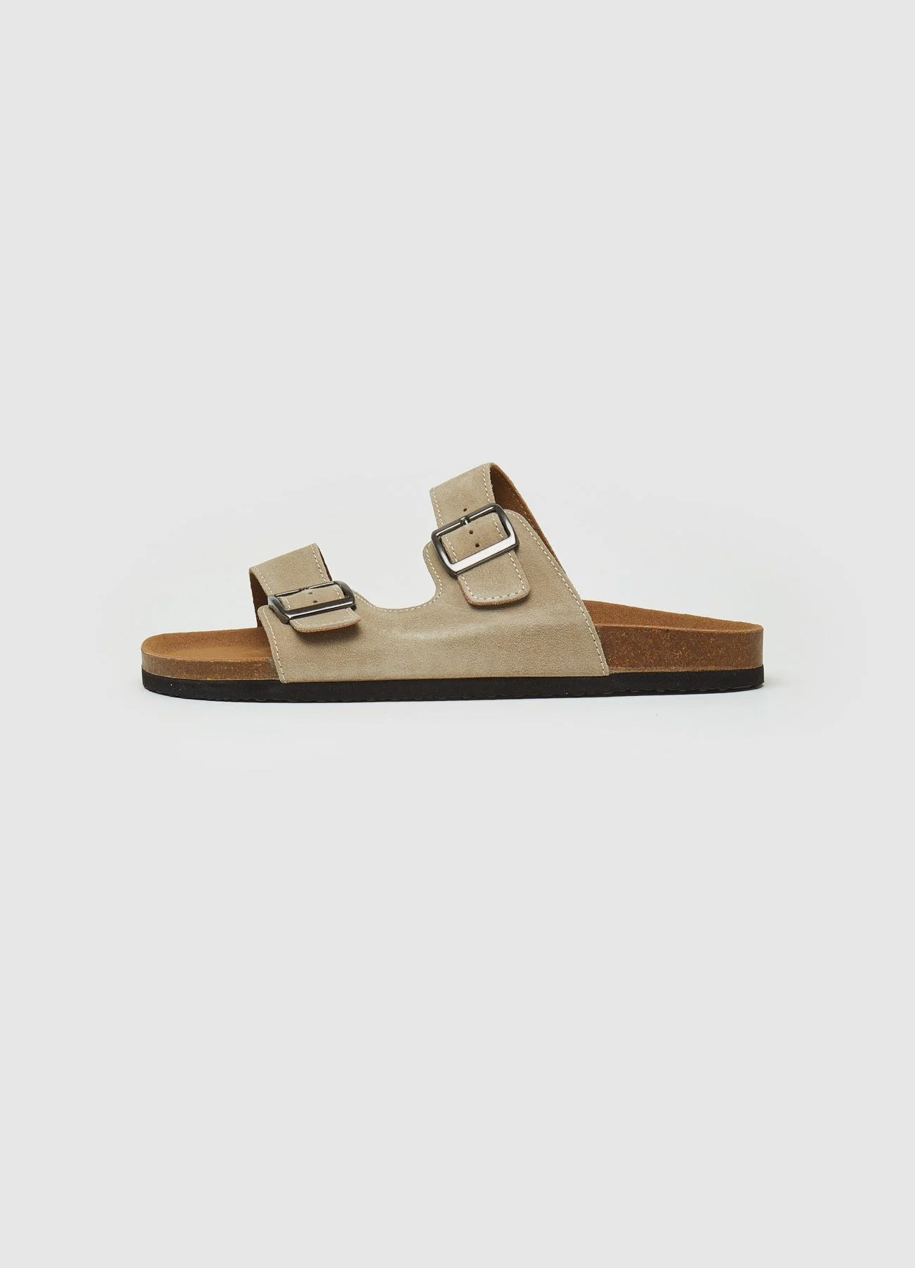 Sandali con doppia fascia in camoscio - Image 2