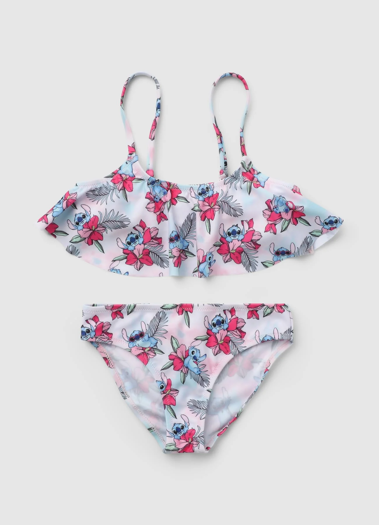 Set bikini con volant e stampa Stitch - Image 2