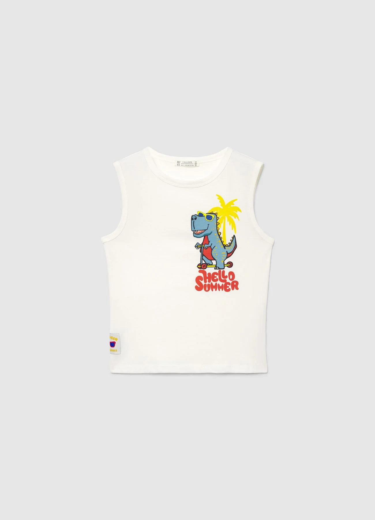 Set canotta e shorts con stampa dinosauro - Image 3