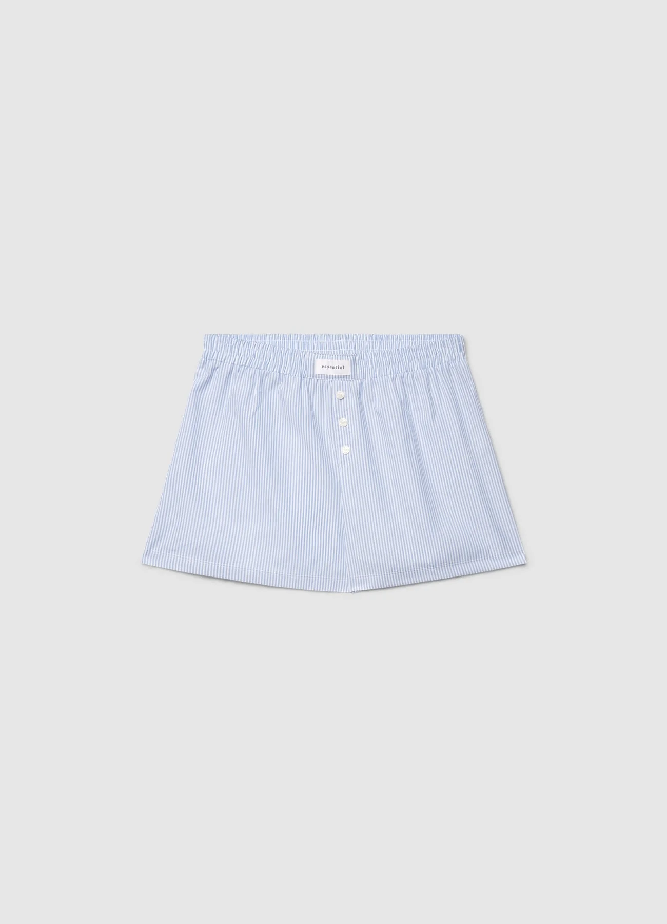 Set pigiama a righe con canotta e shorts - Image 3
