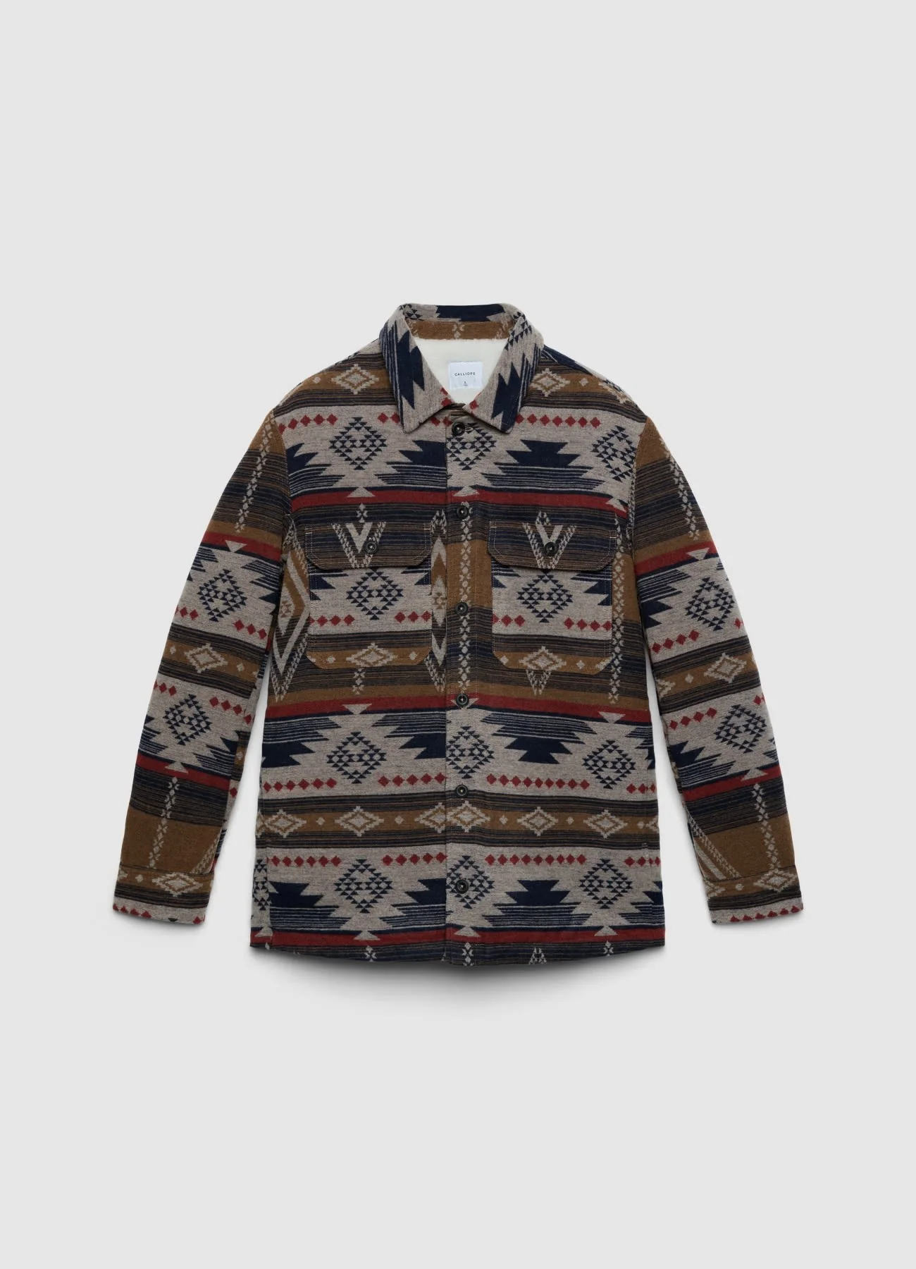Shacket con stampa navajo - Image 4