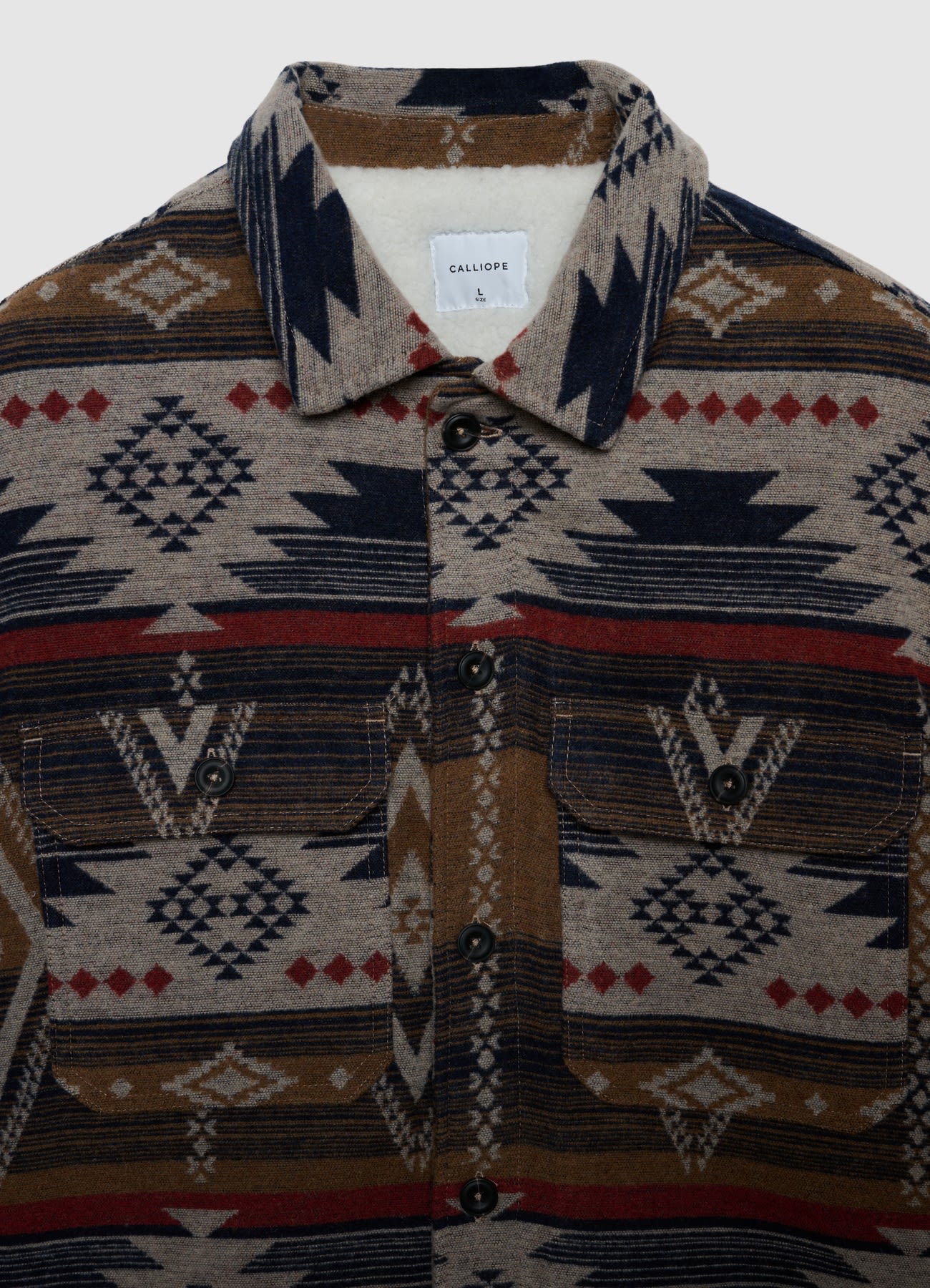 Shacket con stampa navajo - Image 5