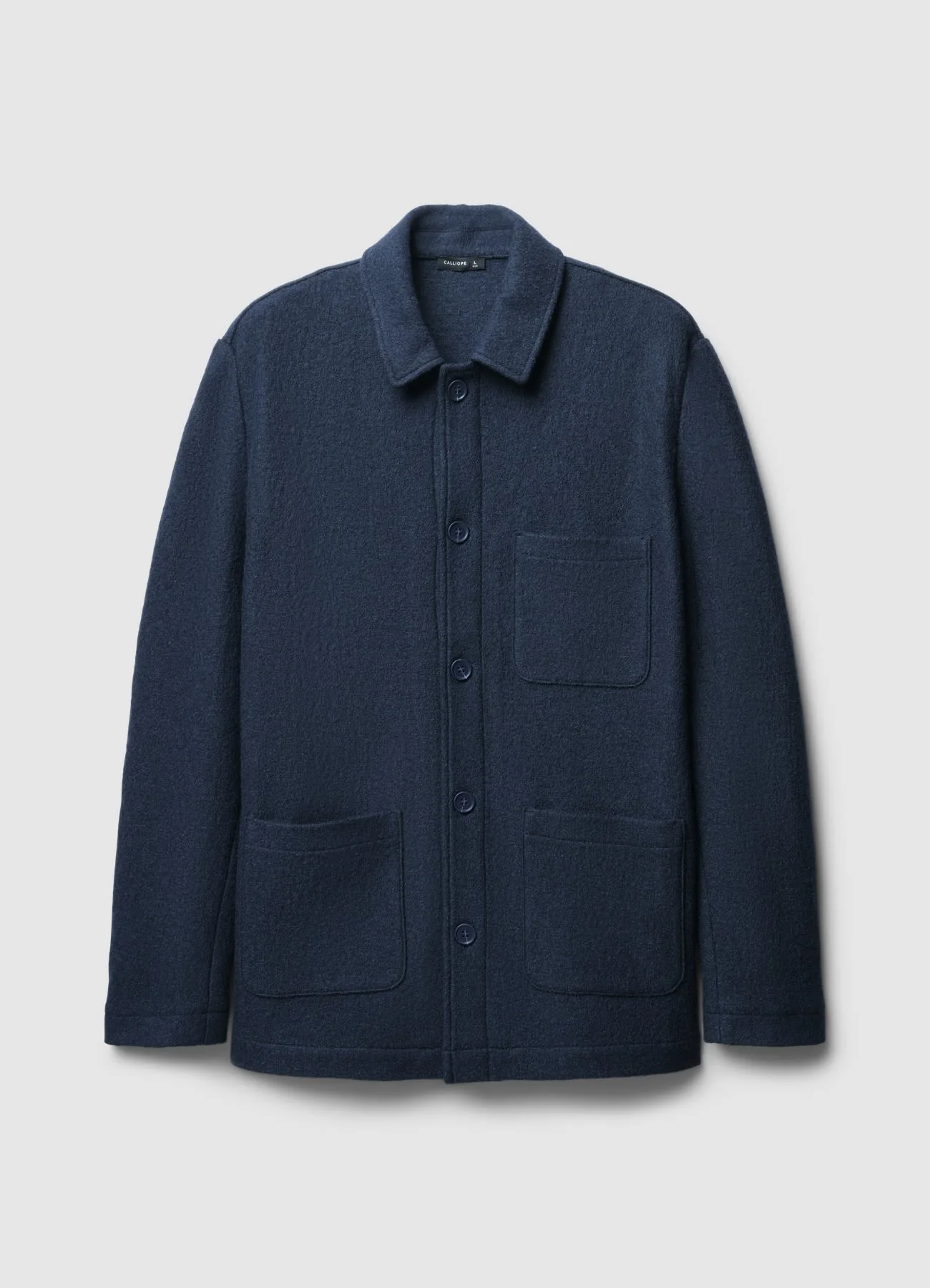 Shacket in lana cotta - Image 7