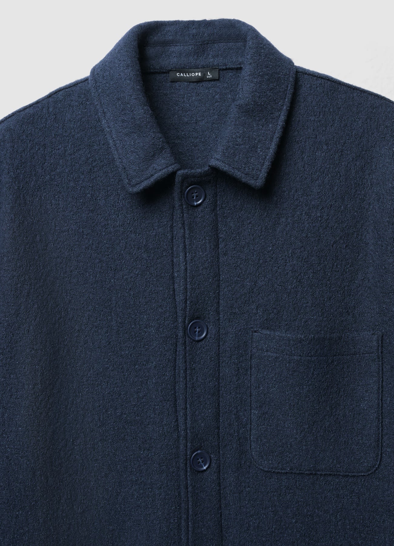 Shacket in lana cotta - Image 8