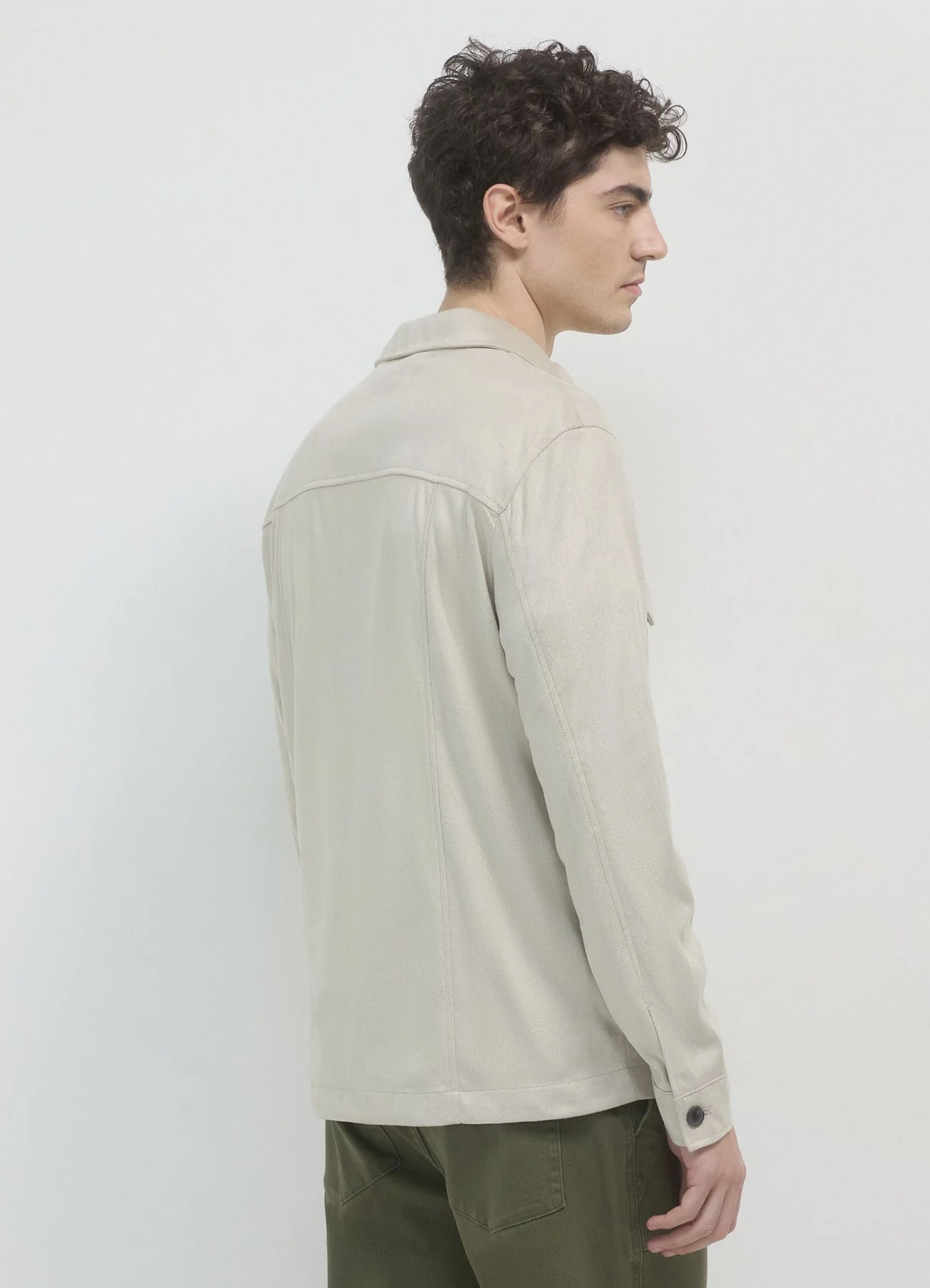 Shacket simil camoscio - Image 3