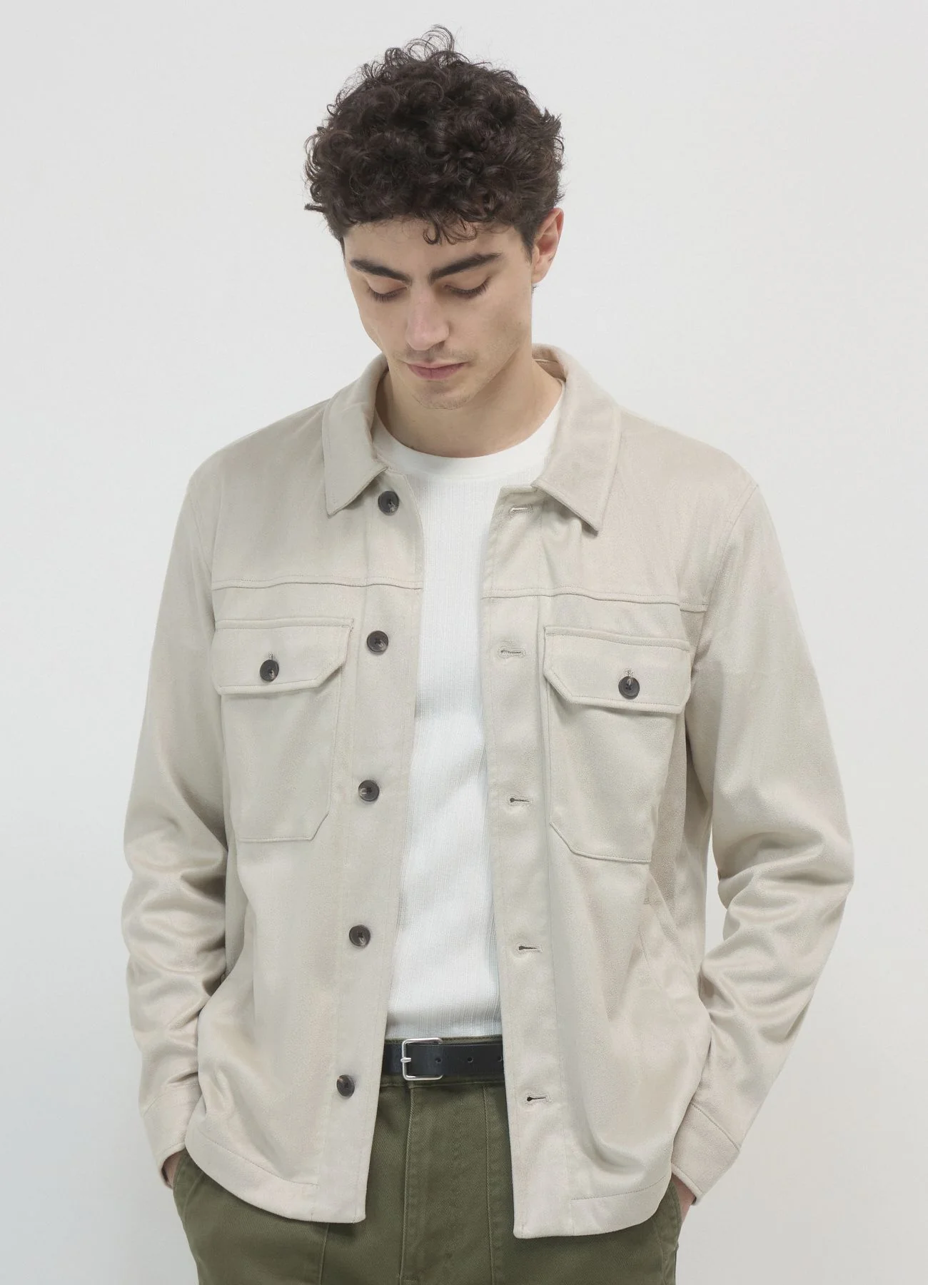 Shacket simil camoscio - Image 4