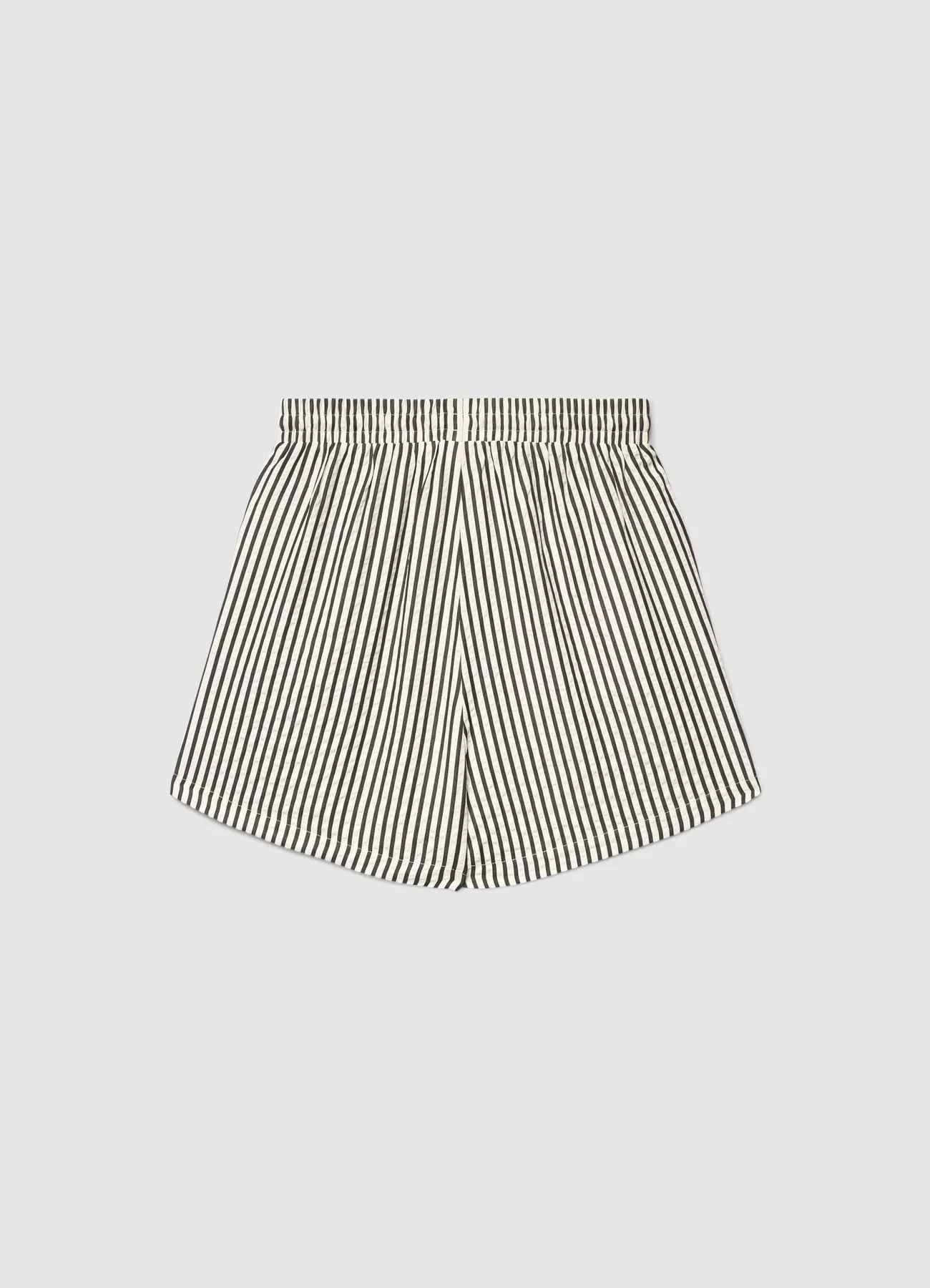 Shorts a righe con coulisse in vita - Image 5