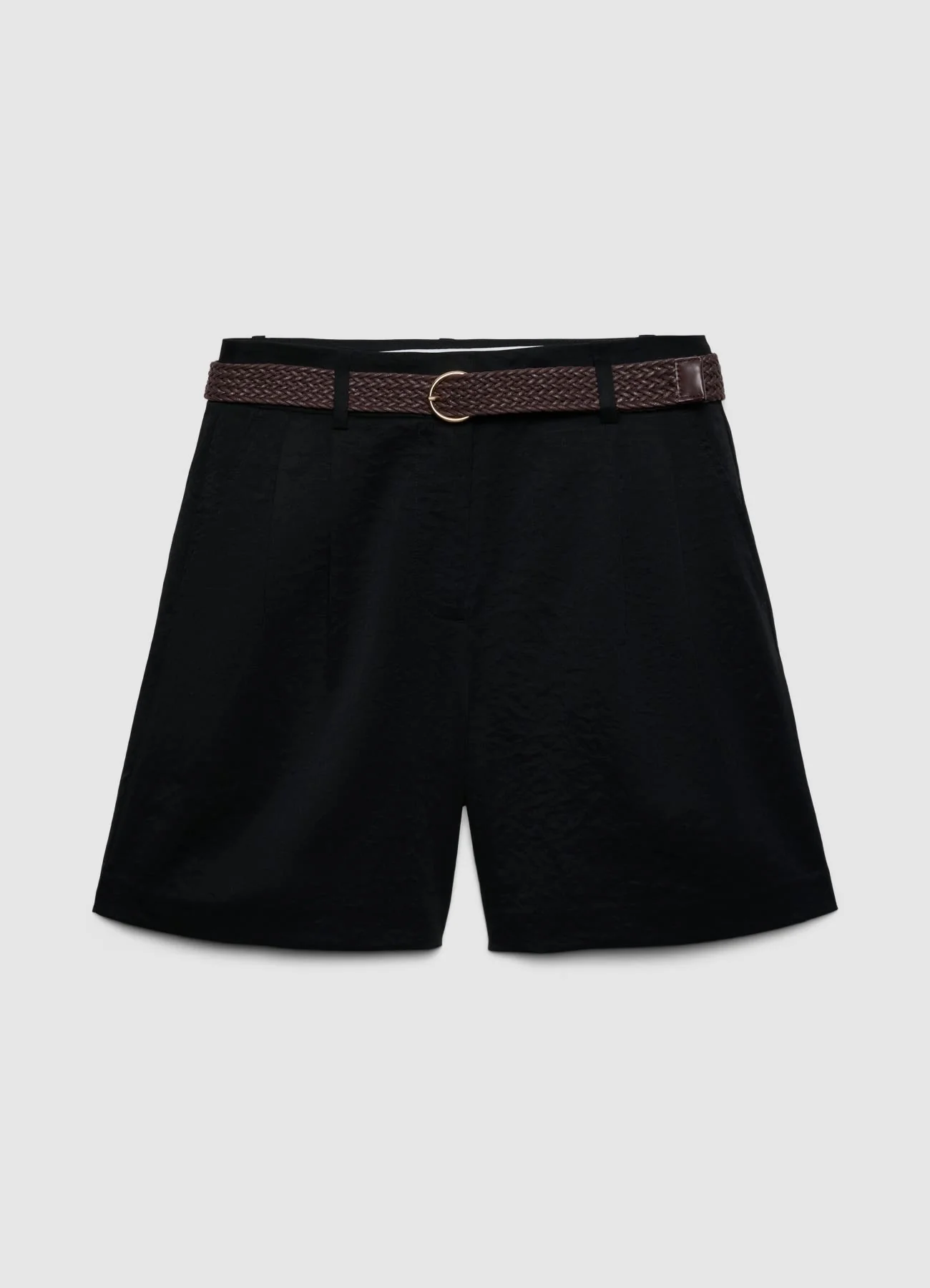 Shorts bermuda con cintura intrecciata - Image 4