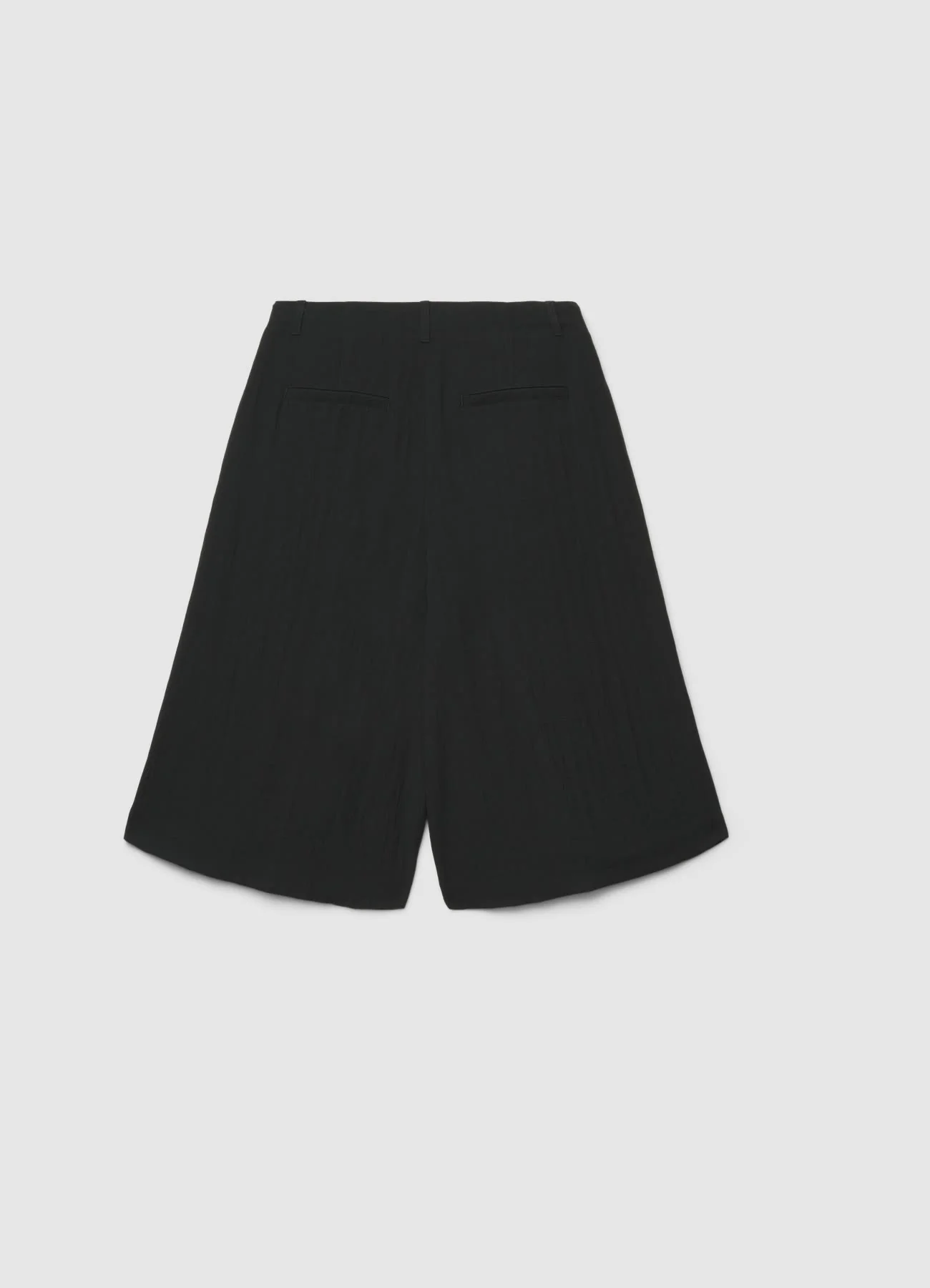 Shorts bermuda lungo a tinta unita - Image 5