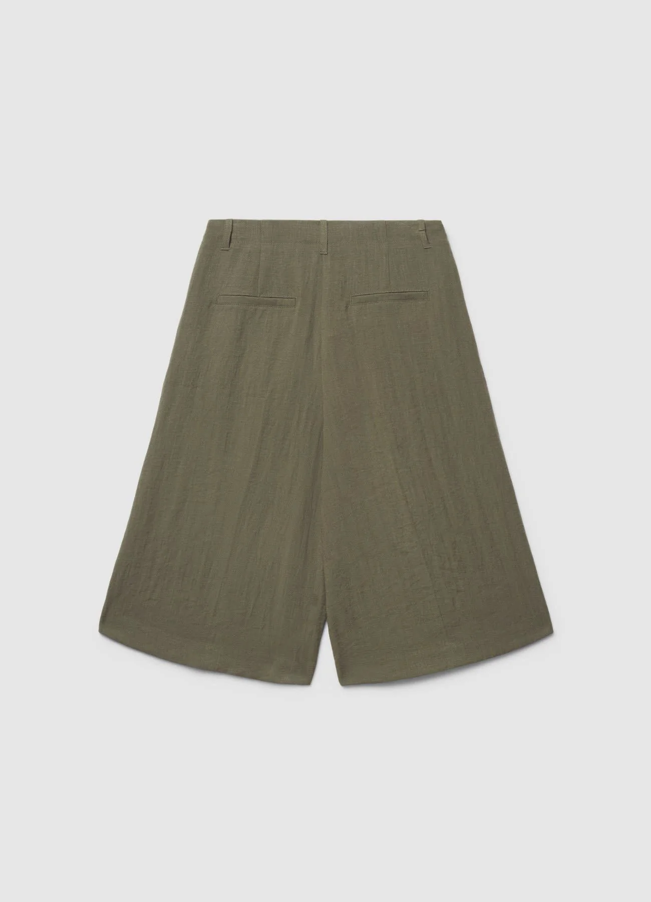 Shorts bermuda lungo a tinta unita - Image 5