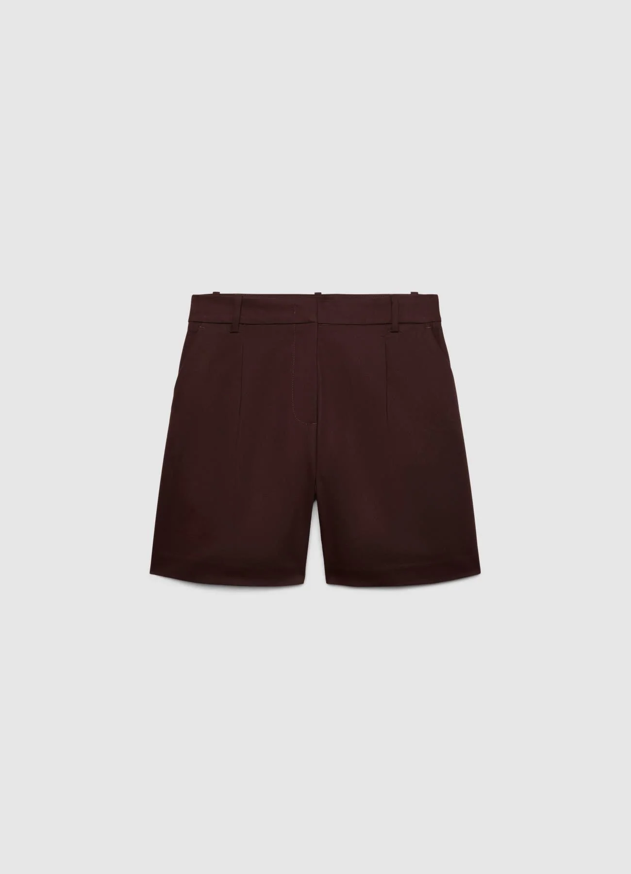 Shorts bermuda sartoriali a tinta unita - Image 4