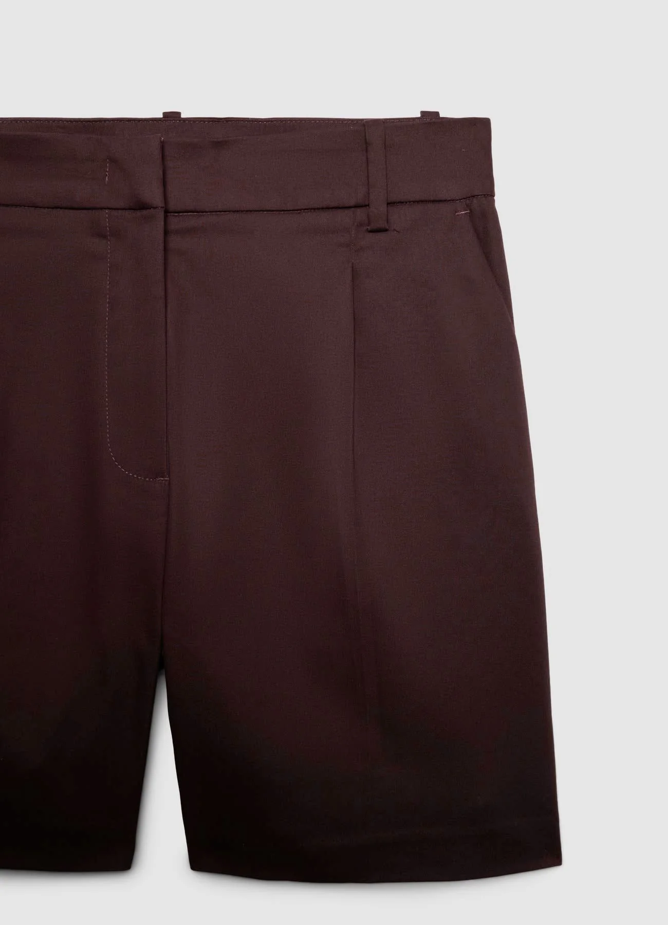 Shorts bermuda sartoriali a tinta unita - Image 5