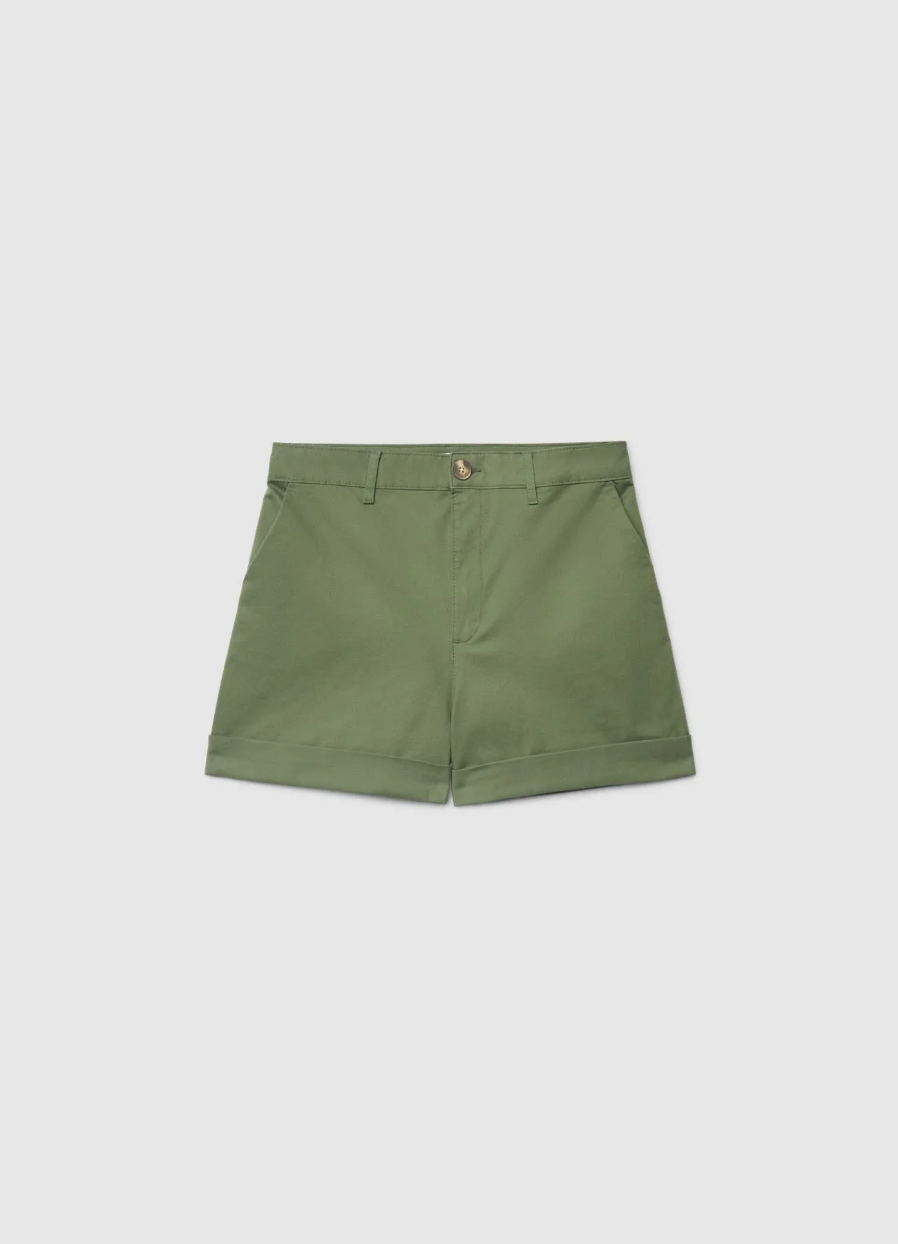 Shorts chino con risvolto - Image 3
