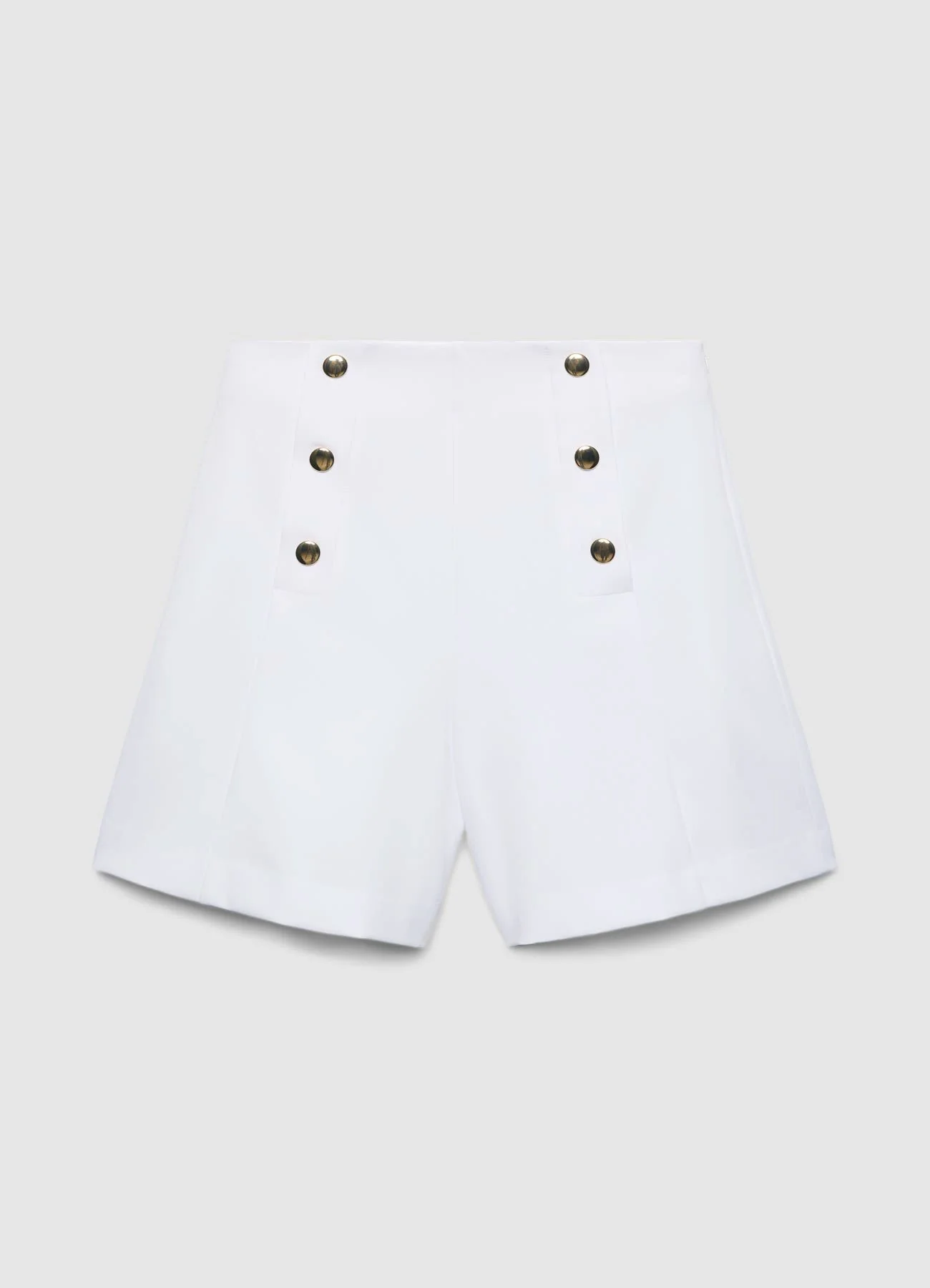 Shorts con bottoni decorativi - Image 4
