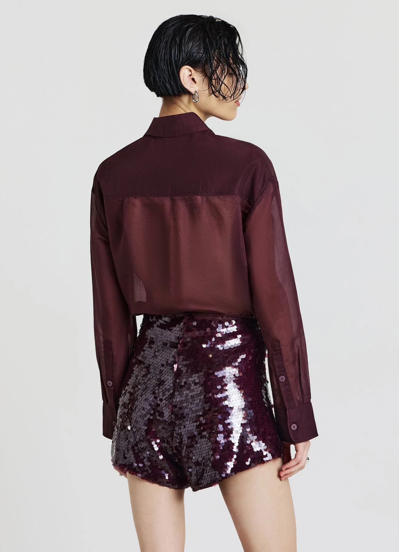 Shorts con paillettes - Image 2