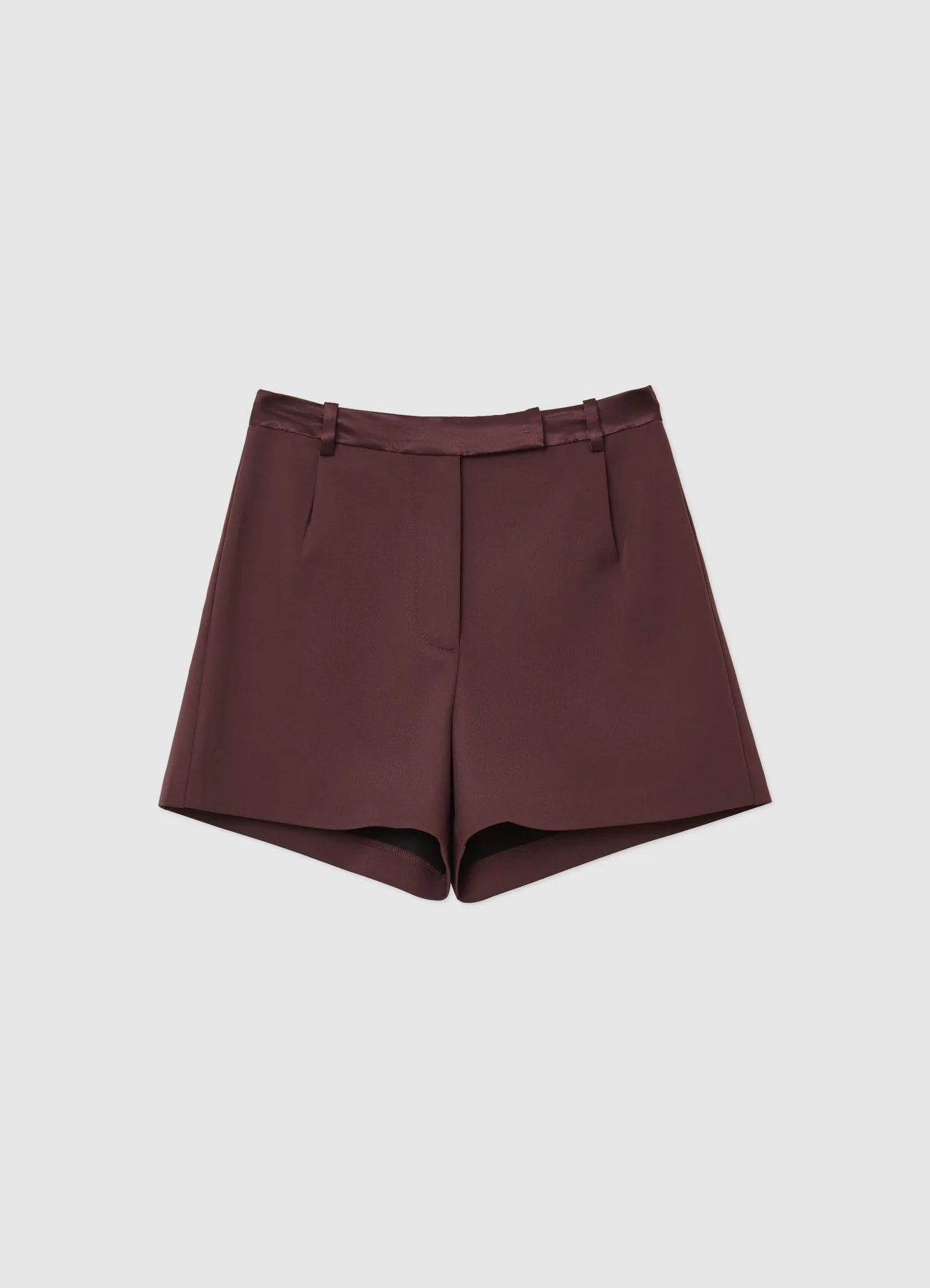 Shorts eleganti vita simil satin - Image 4