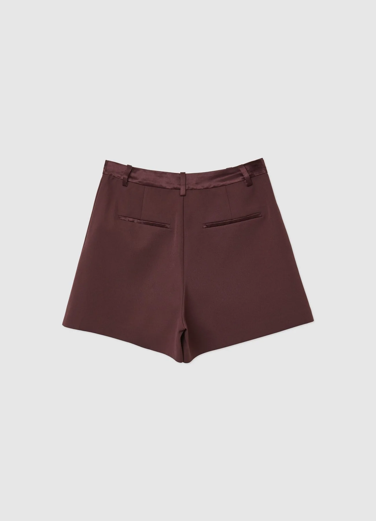 Shorts eleganti vita simil satin - Image 5