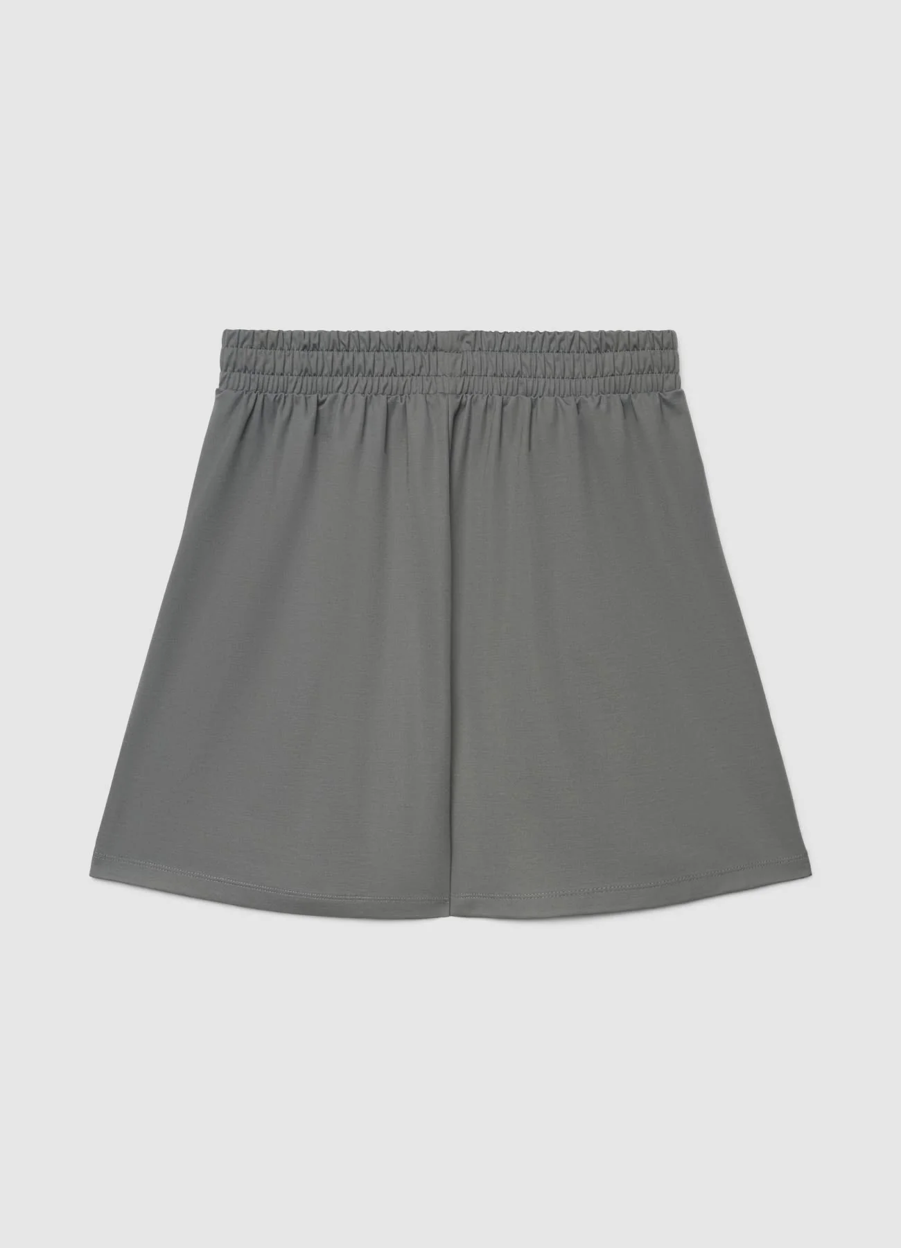 Shorts ginnici a tinta unita con vita elasticizzata - Image 4