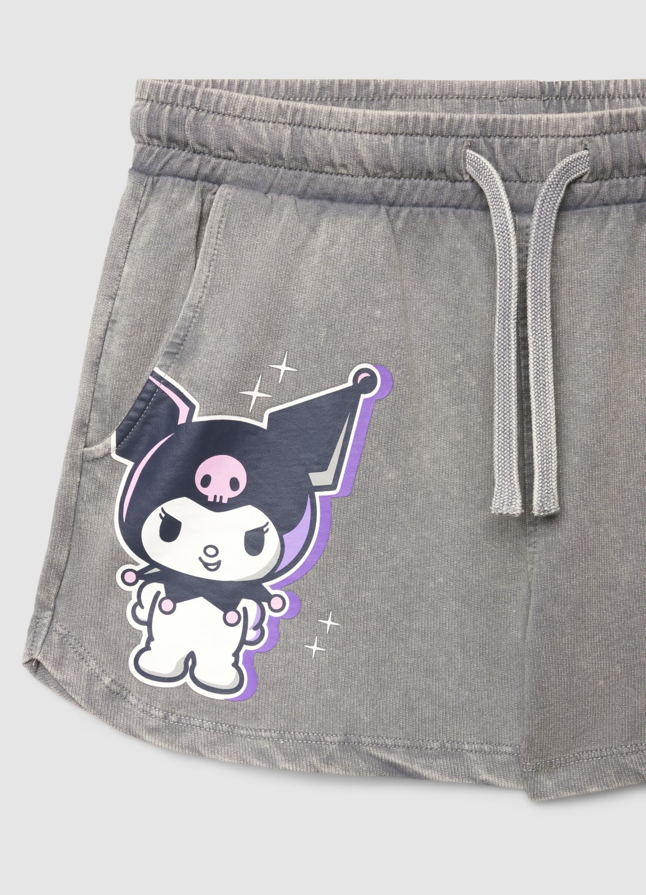 Shorts ginnici con stampa Kurom®i e coulisse - Image 2