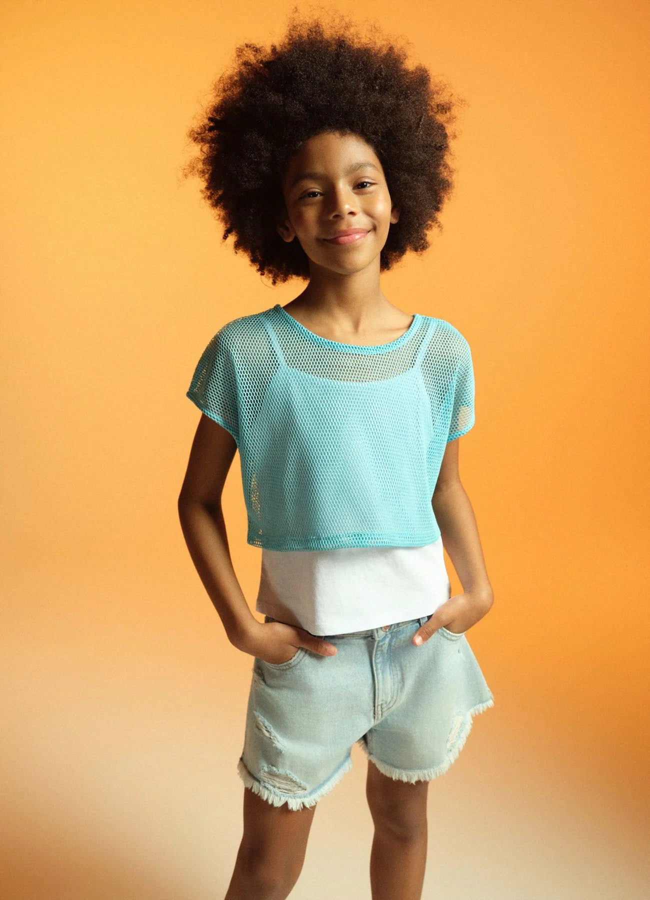 Shorts mom con strappi e orlo sfrangiato - Image 5