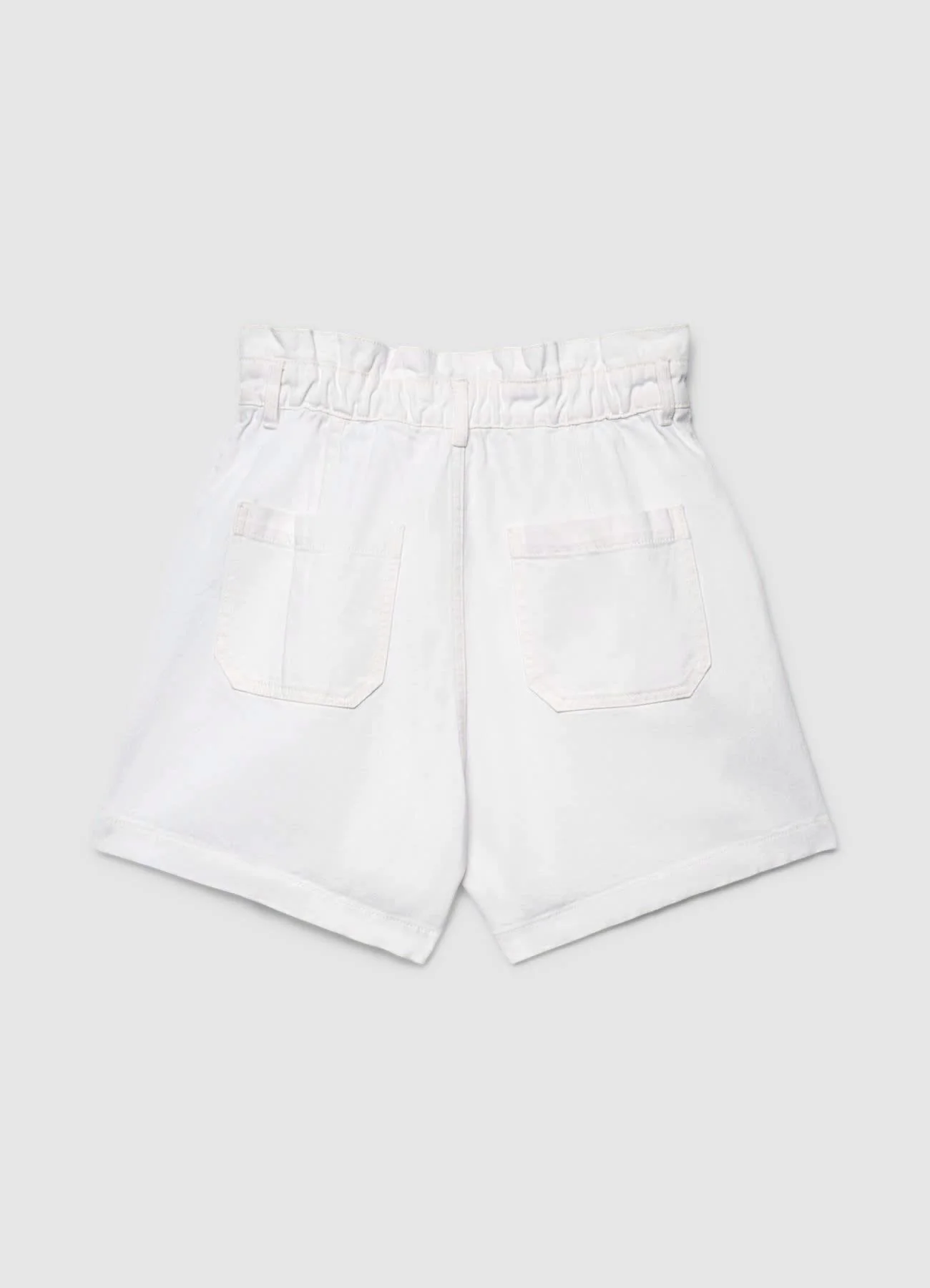 Shorts paperbag in denim - Image 5