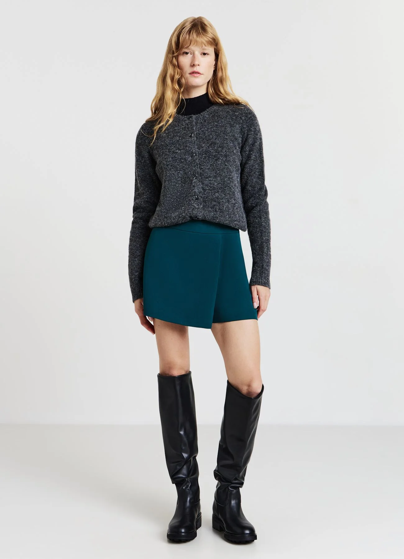 Skort con pannello frontale