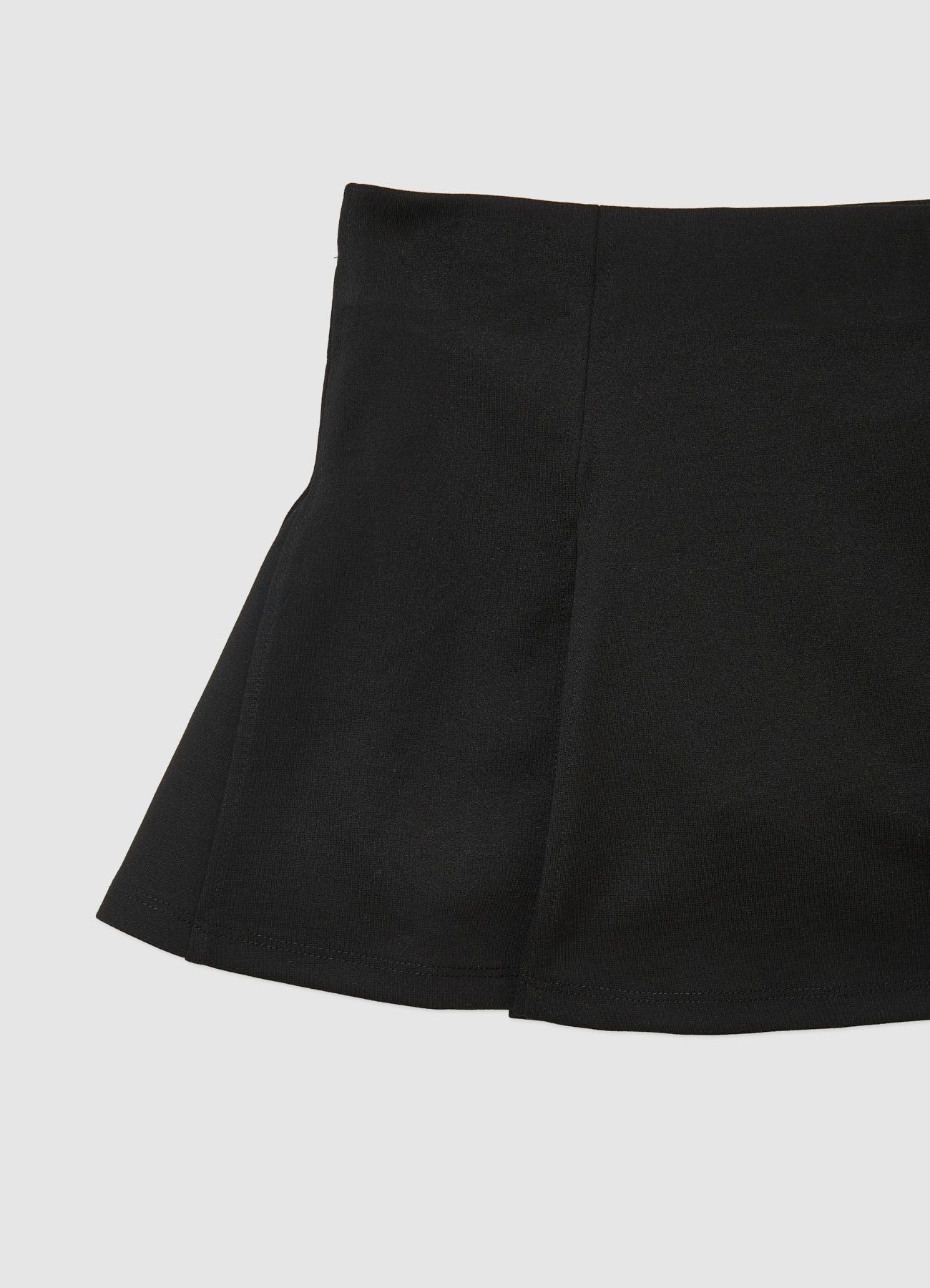 Skort svasata a pieghe - Image 3