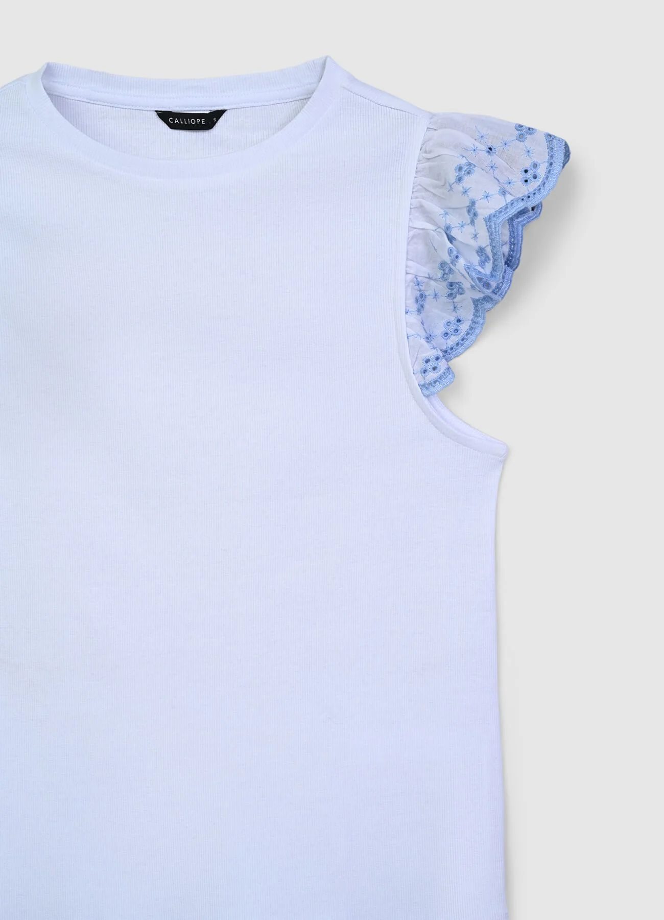T-shirt a costina volant - Image 6