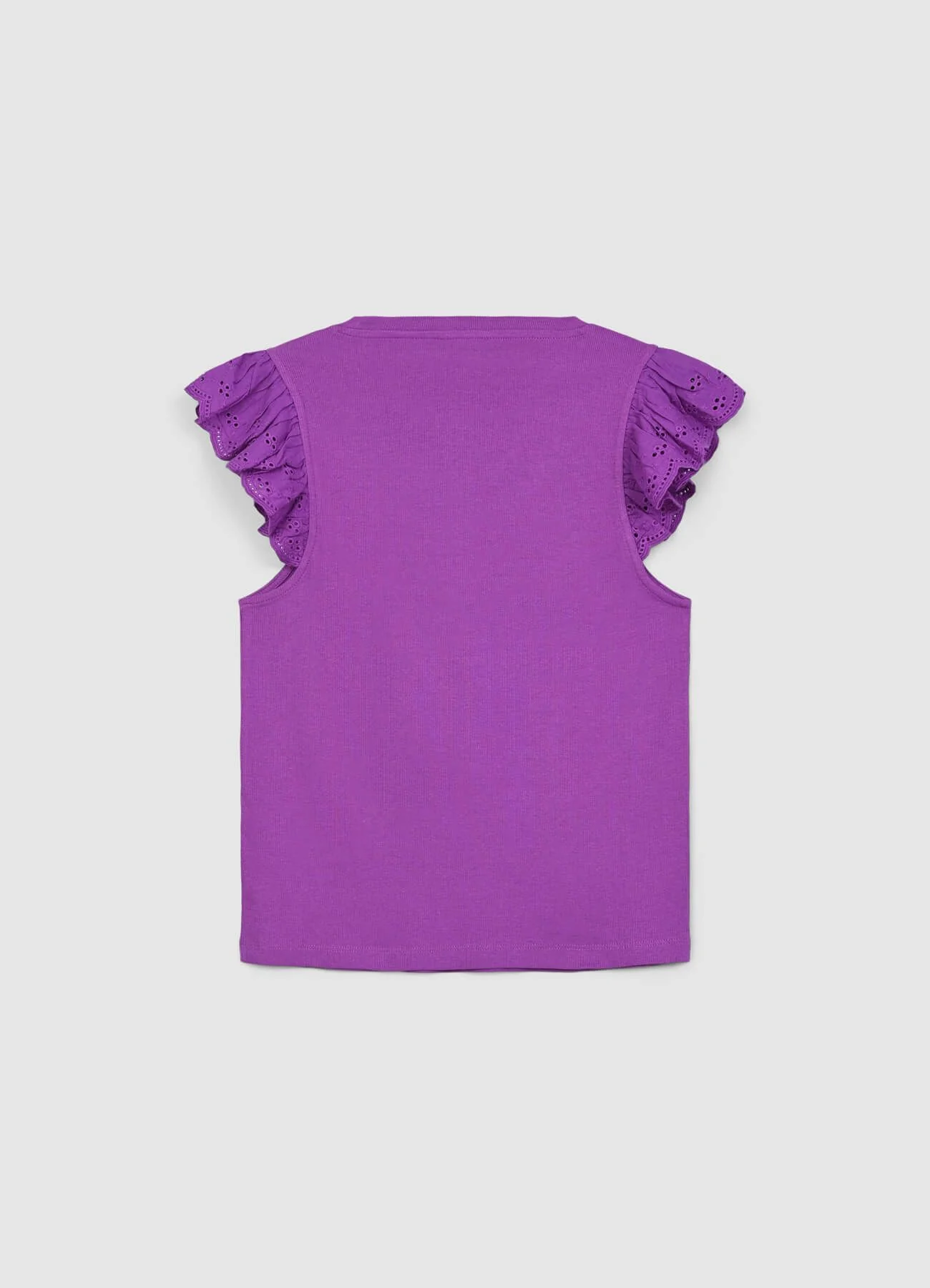 T-shirt a costina volant - Image 4