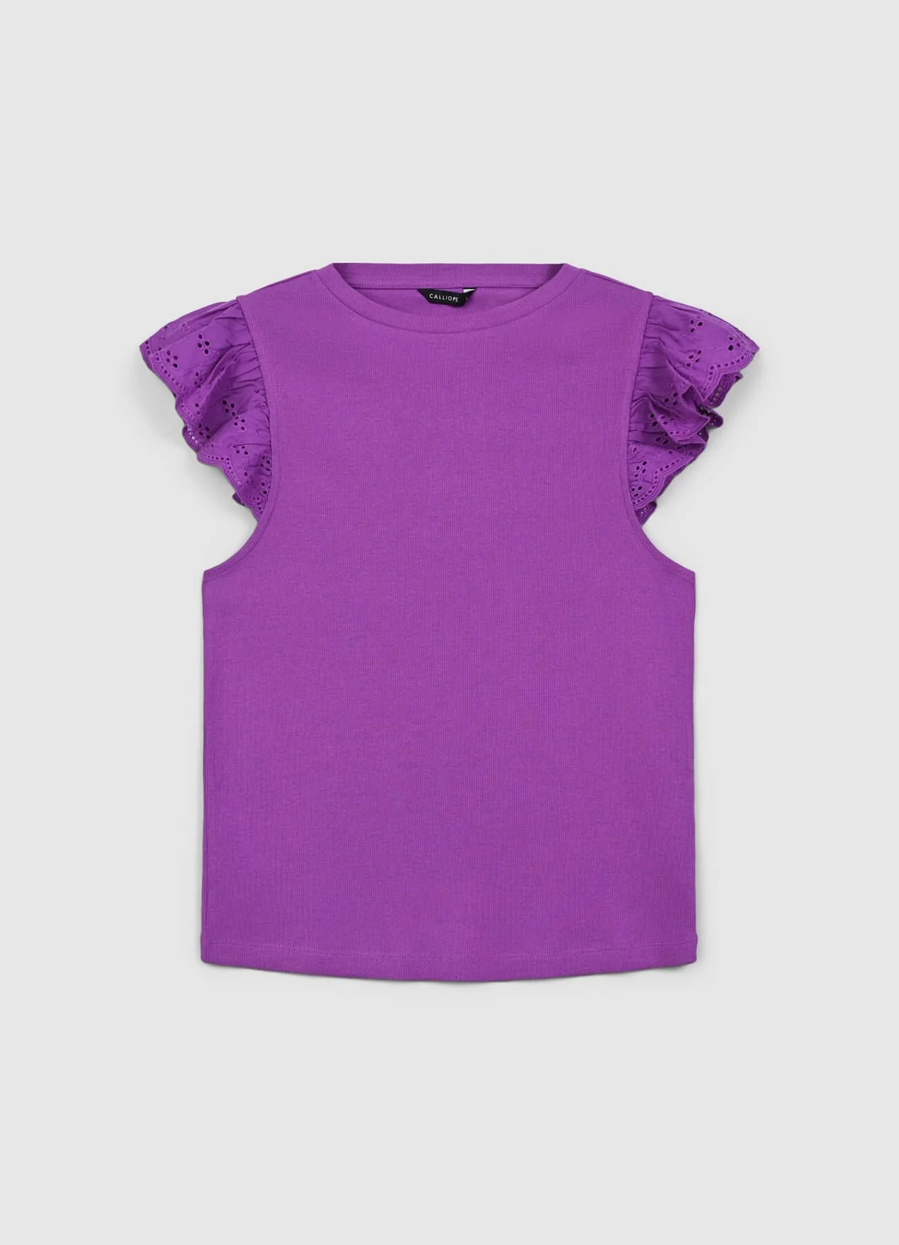 T-shirt a costina volant - Image 6