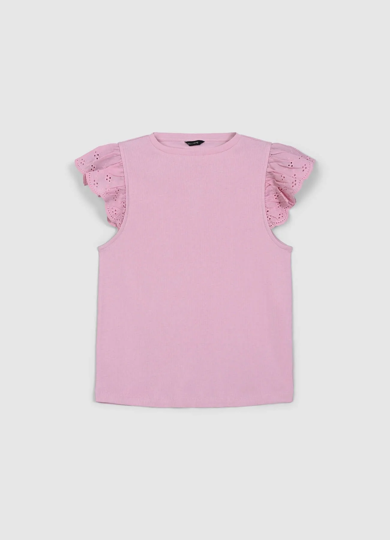 T-shirt a costina volant - Image 4