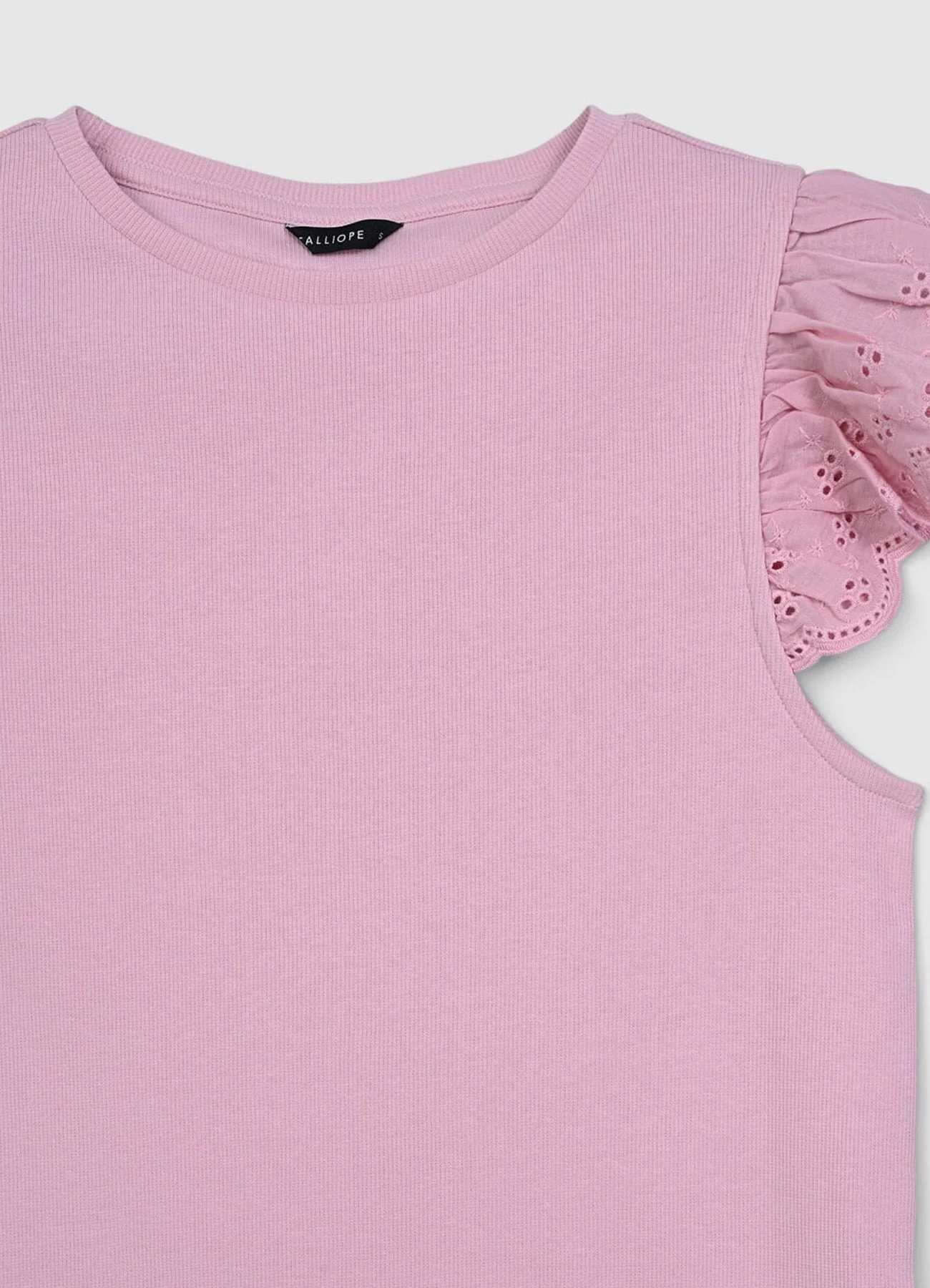 T-shirt a costina volant - Image 5