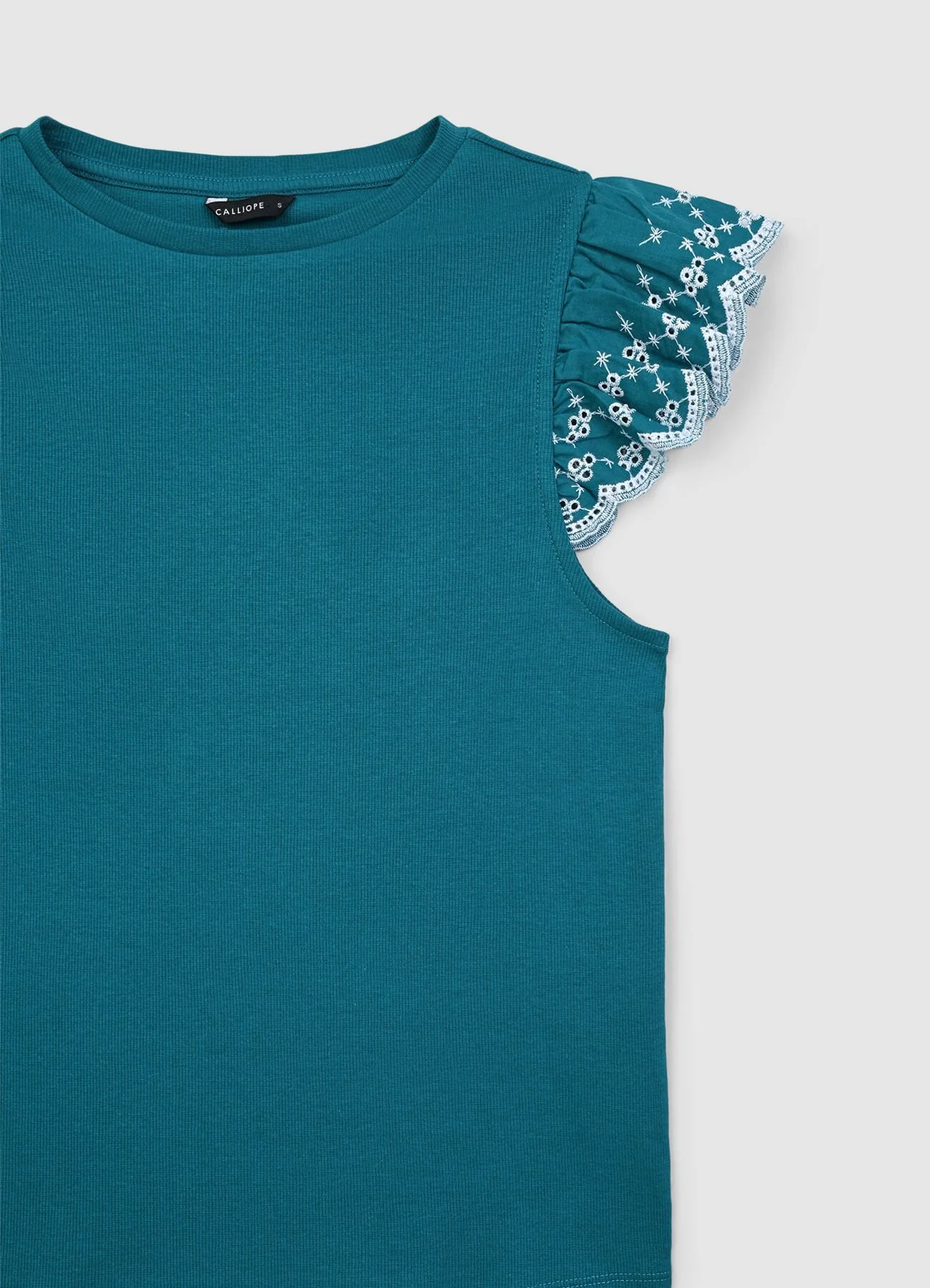 T-shirt a costina volant - Image 6