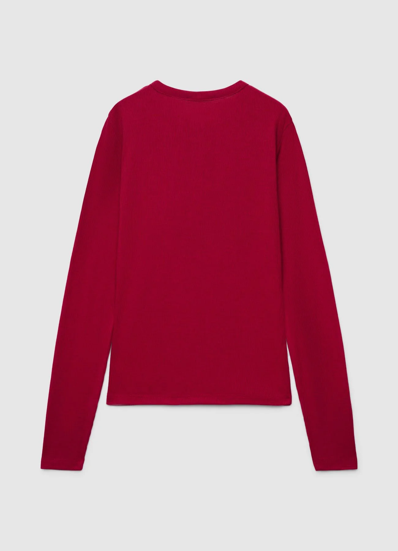 T-shirt a costine con bottoni - Image 6
