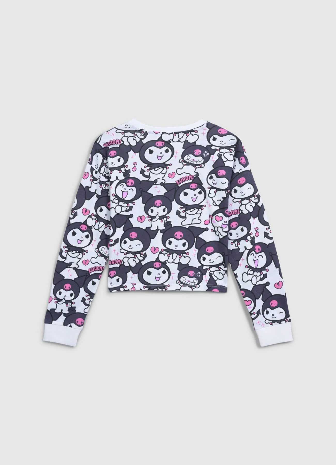 T-shirt a maniche lunghe con stampa Kuromi - Image 4