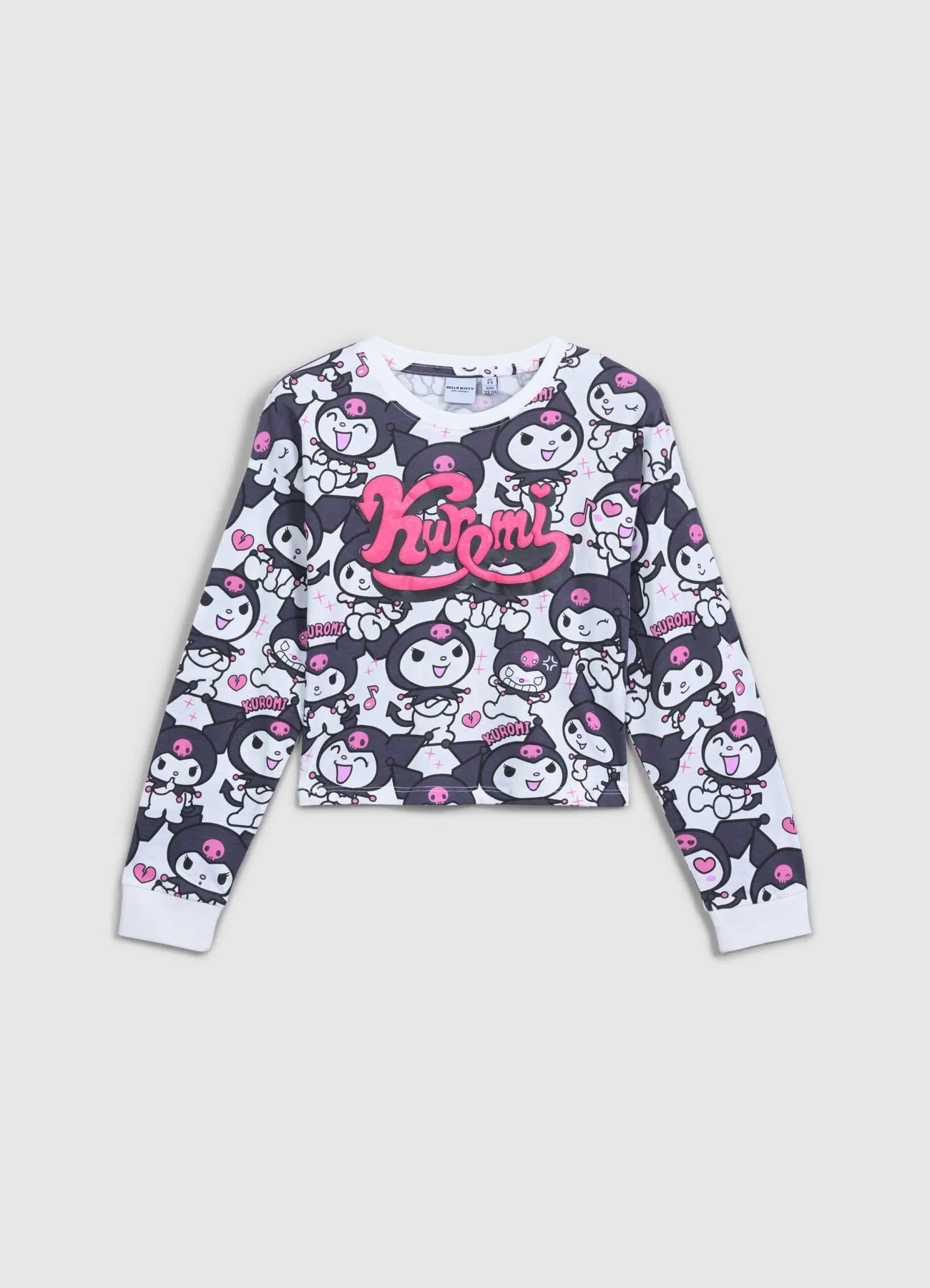 T-shirt a maniche lunghe con stampa Kuromi - Image 6