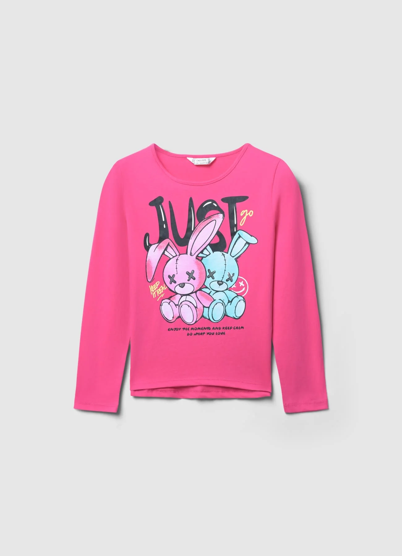 T-shirt a maniche lunghe con stampa - Image 2