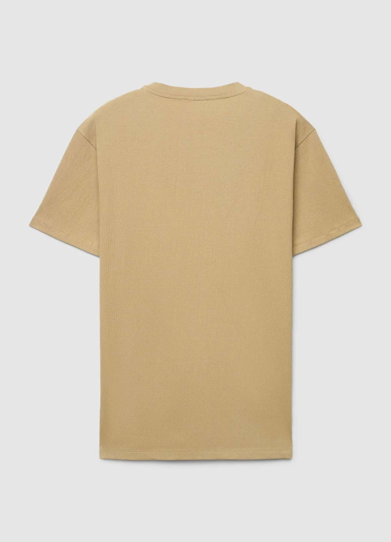 T-shirt a tinta unita con girocollo - Image 6