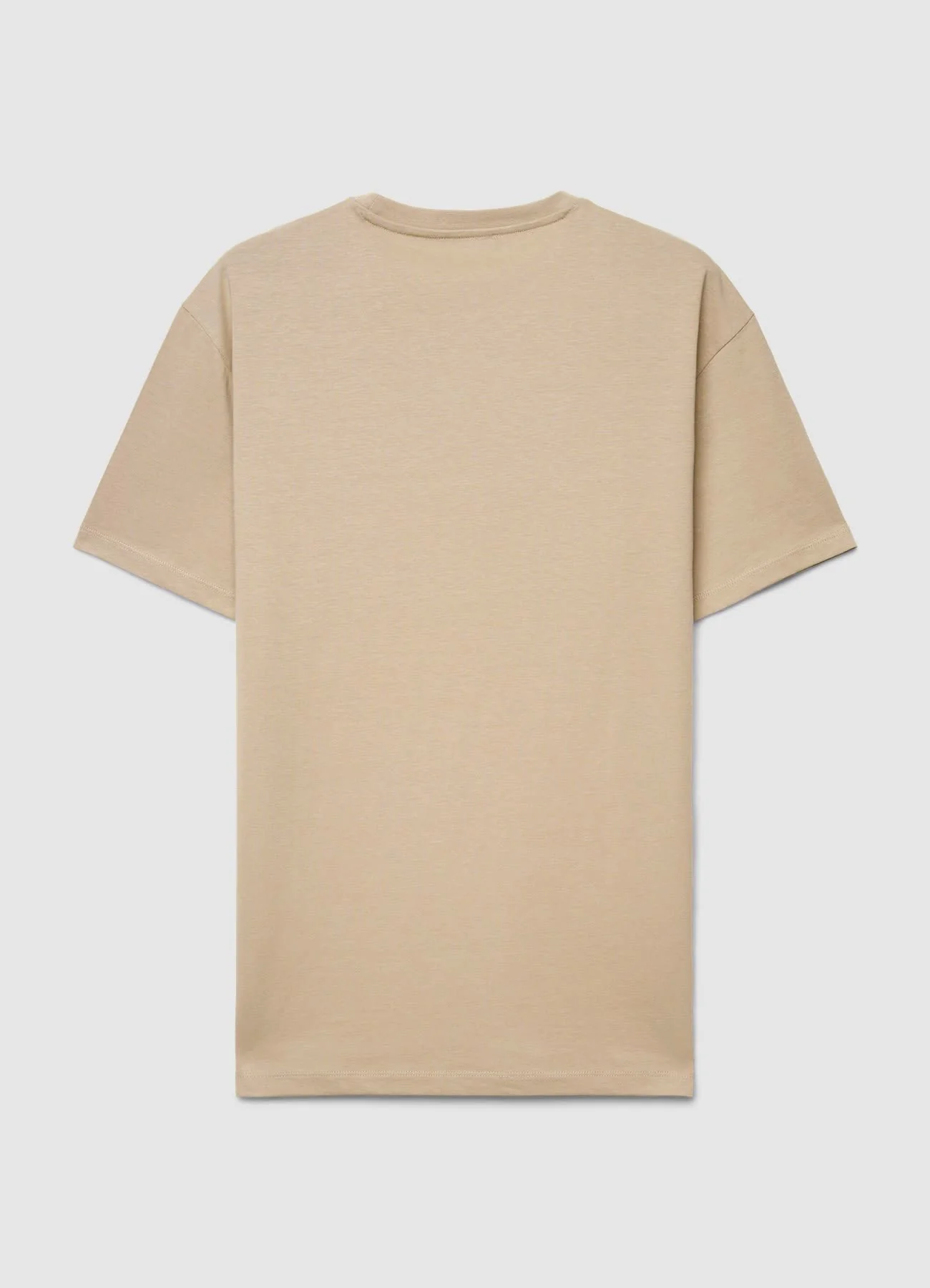 T-shirt a tinta unita con girocollo - Image 6