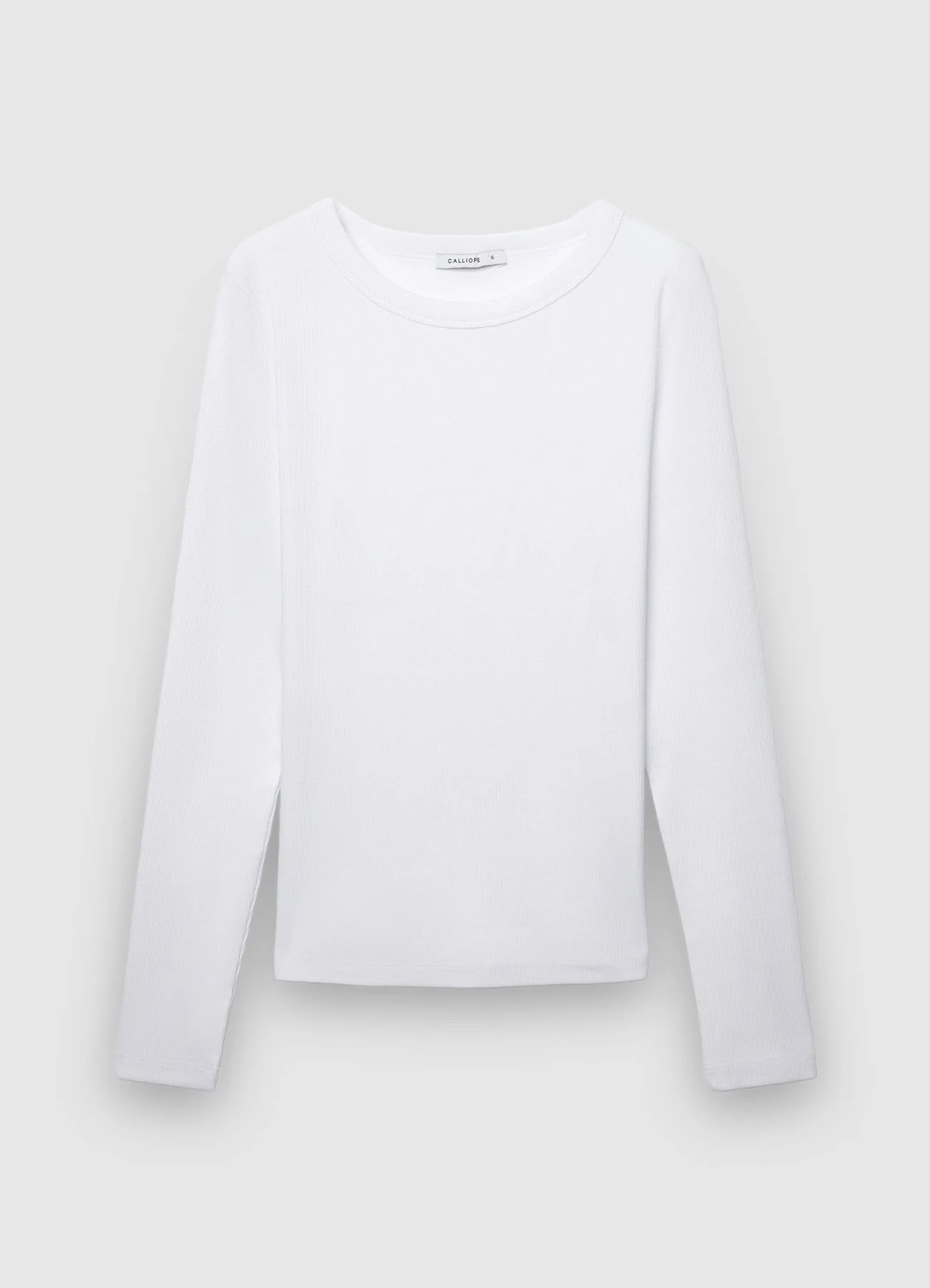 T-shirt a tinta unita con girocollo - Image 4