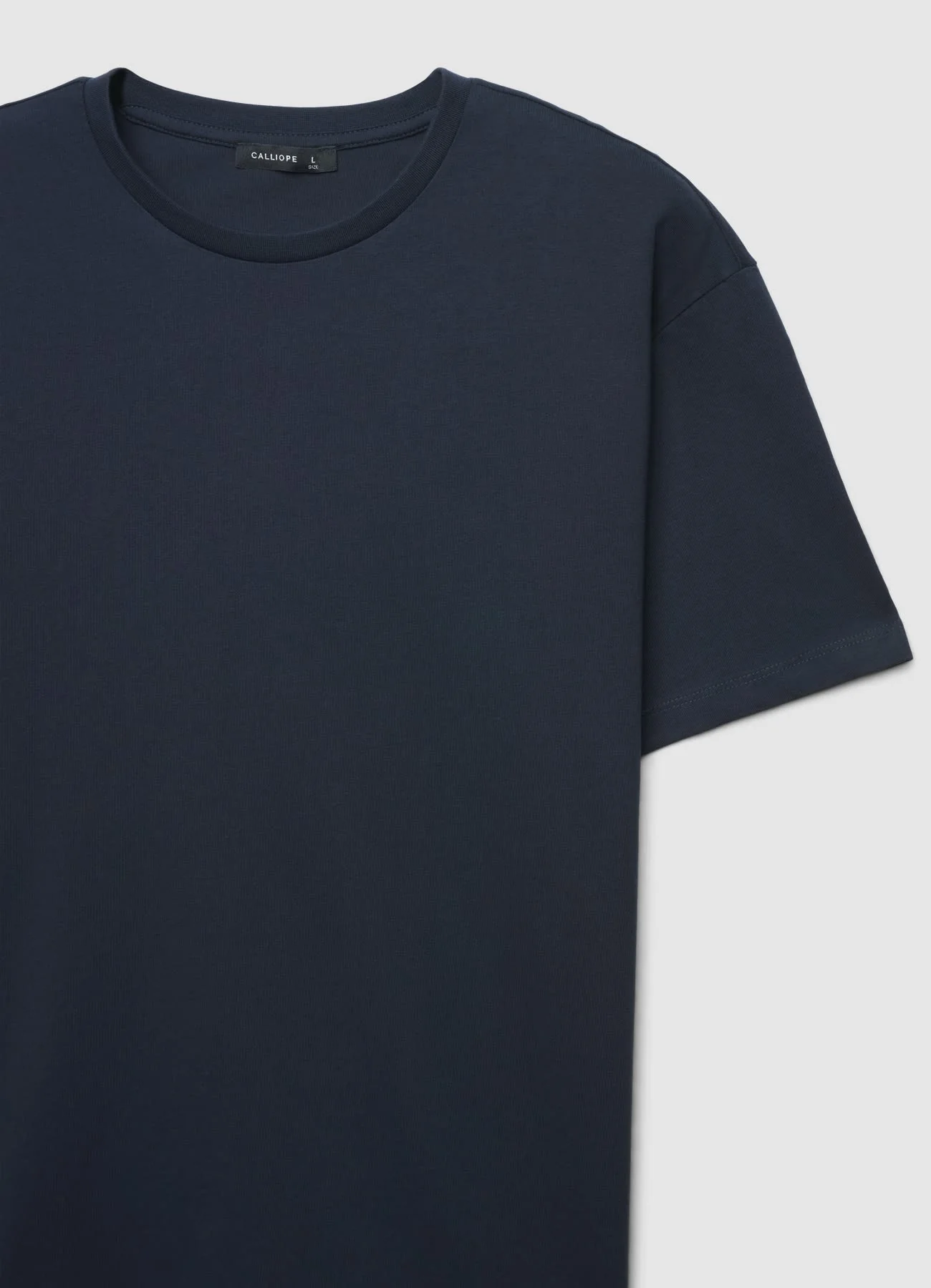 T-shirt a tinta unita girocollo - Image 4