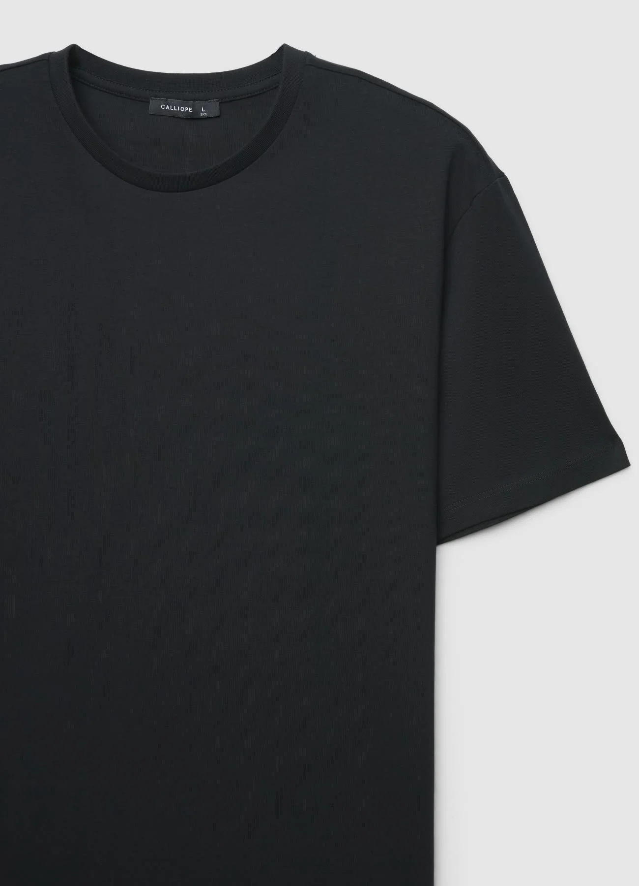 T-shirt a tinta unita girocollo - Image 4