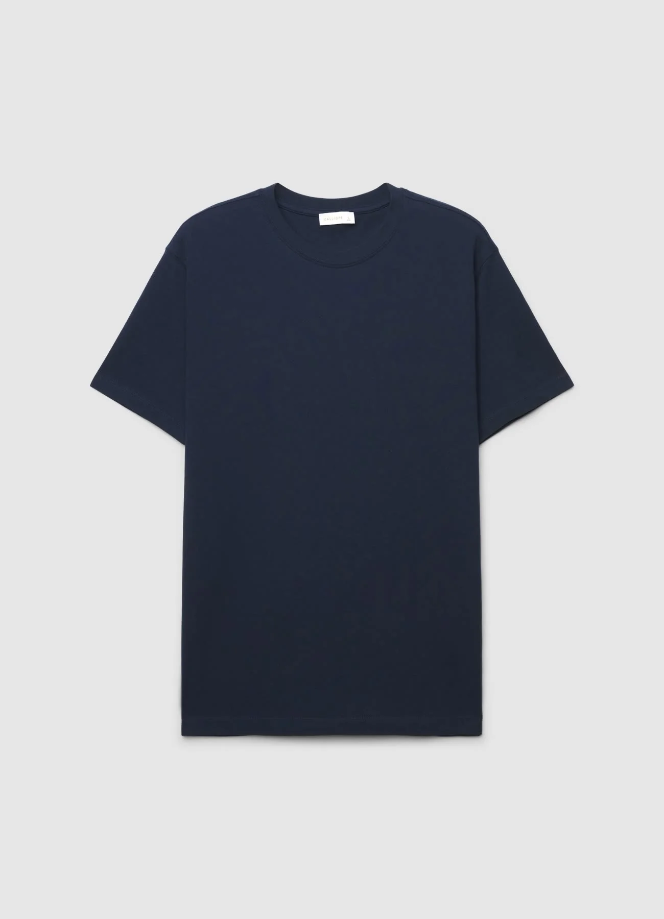 T-shirt a tinta unita in tessuto piquet - Image 4