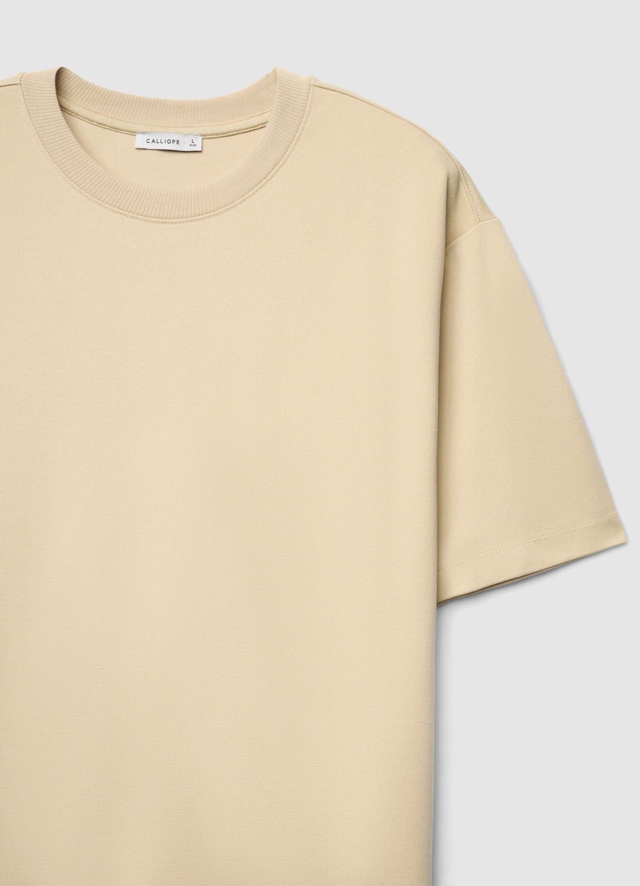 T-shirt ampia a tinta unita - Image 4
